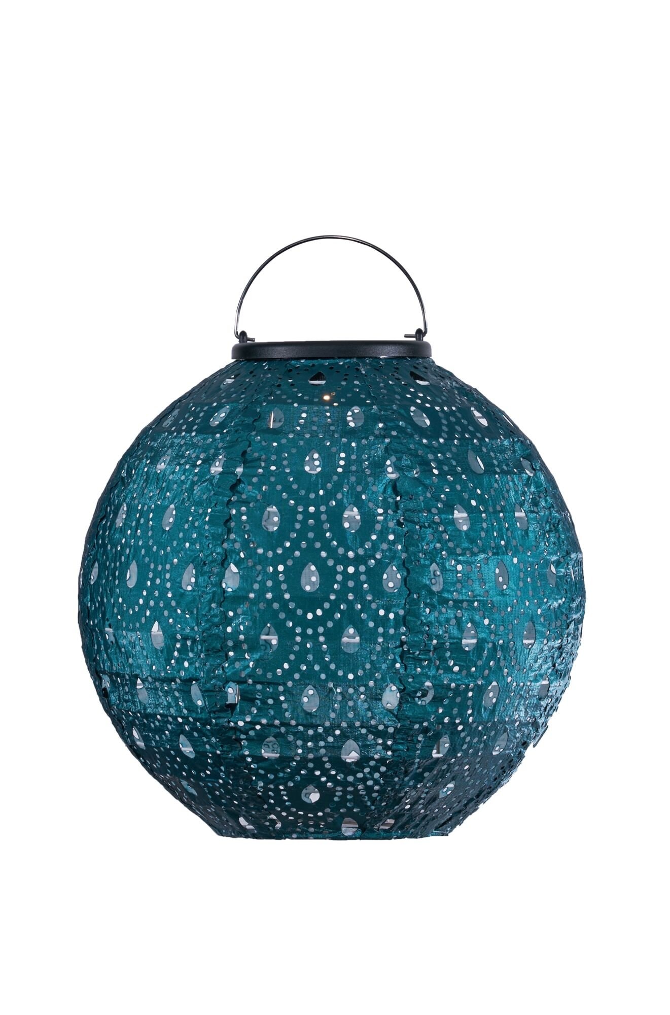 Pauleen LED Solarleuchte »Sunshine Charm Lampion Solar blau Tyvek Vlies«, 1 flammig, Laterne