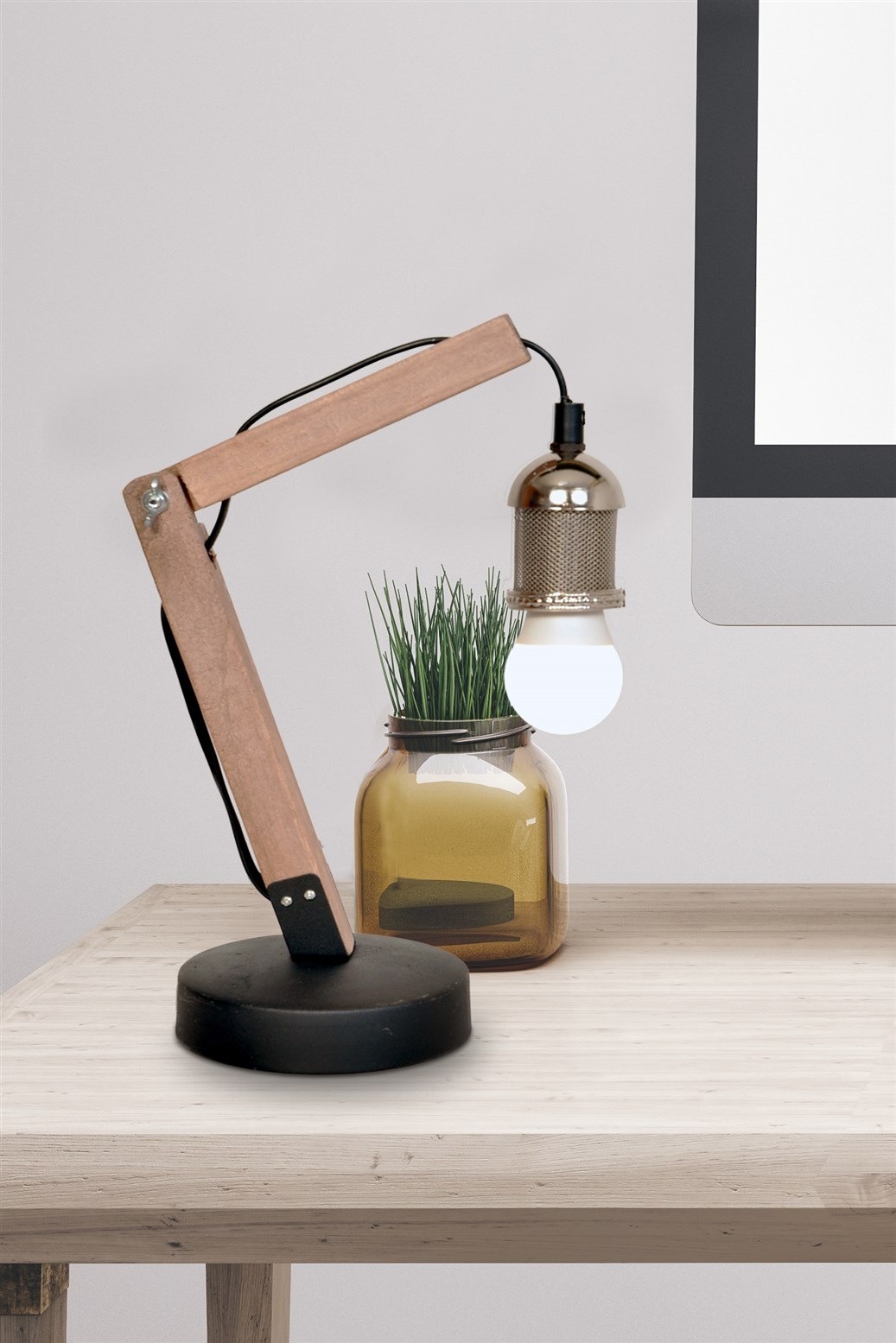 Kayoom Tischleuchte »Tischlampe Rossa I«, 1 flammig, Leuchtmittel E27 | ohne Leuchtmittel, edles Design, hochwertig, stilvoll