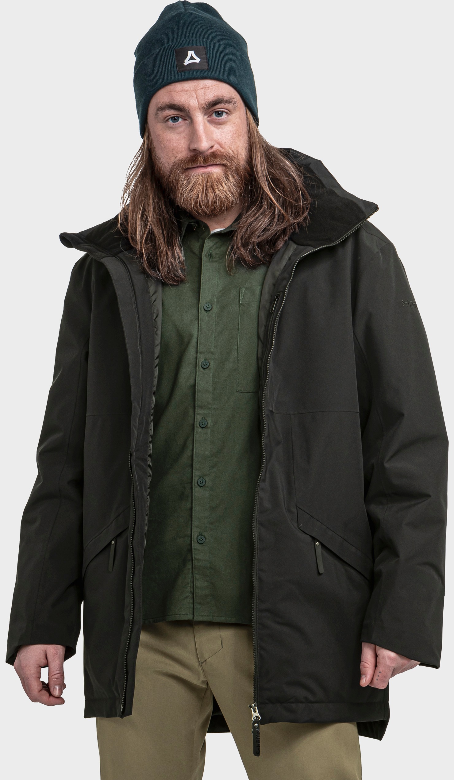 Schöffel Langjacke »Ins Parka Style Malkay MNS« mit Kapuze