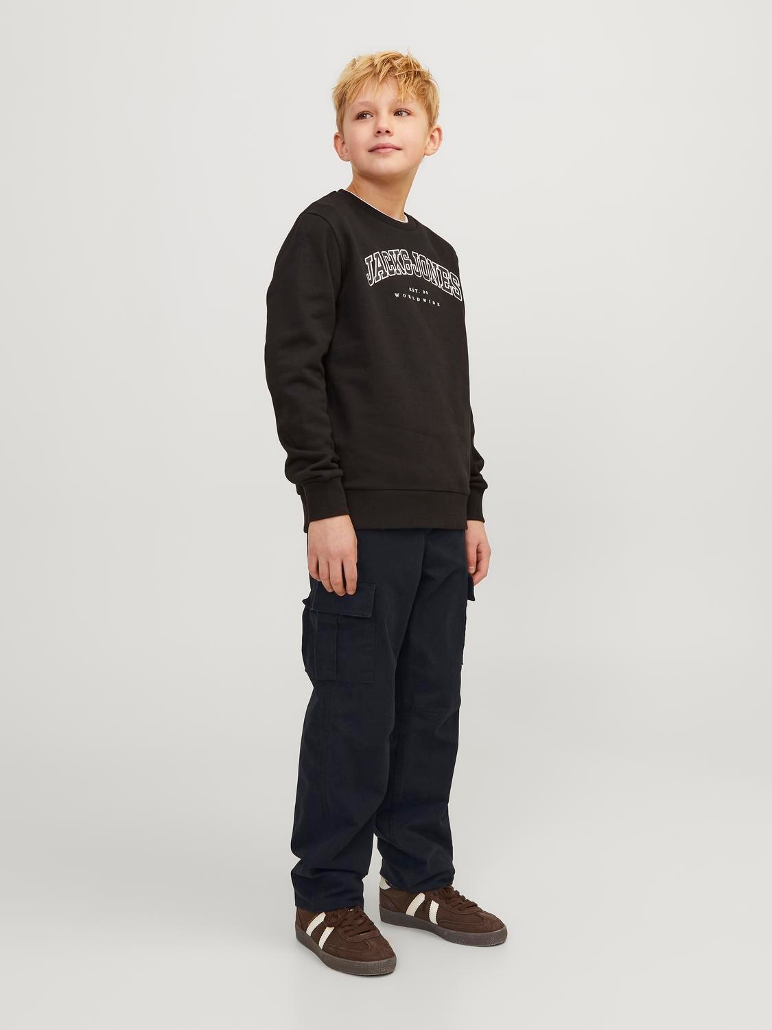 Jack & Jones Junior Cargohose »JPSTKANE praktisch, pflegeleicht, lässig«  unifarben, modisch, relaxed fit, Web