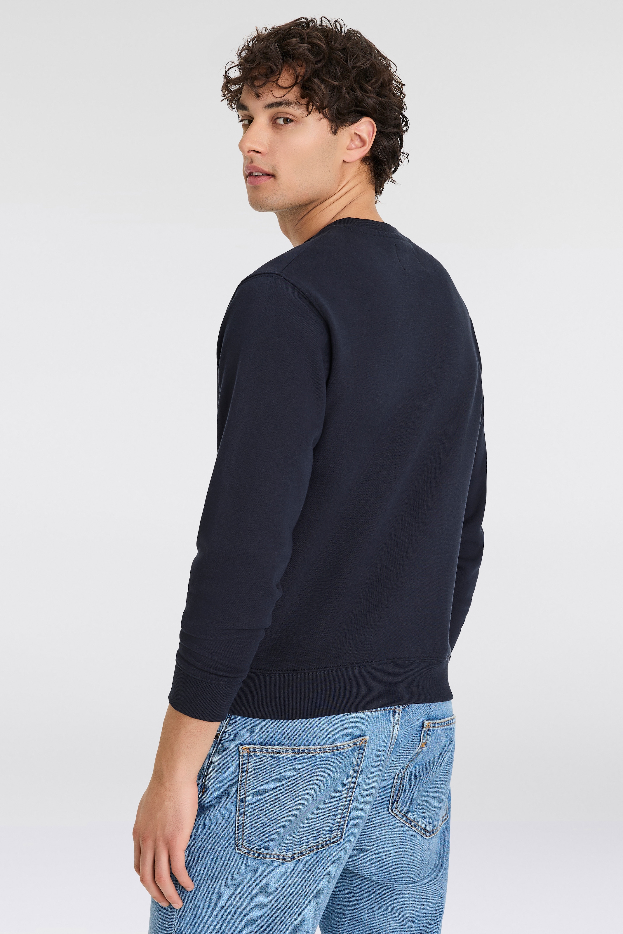Replay Sweatshirt, mit V-Einsatz am Halsausschnitt