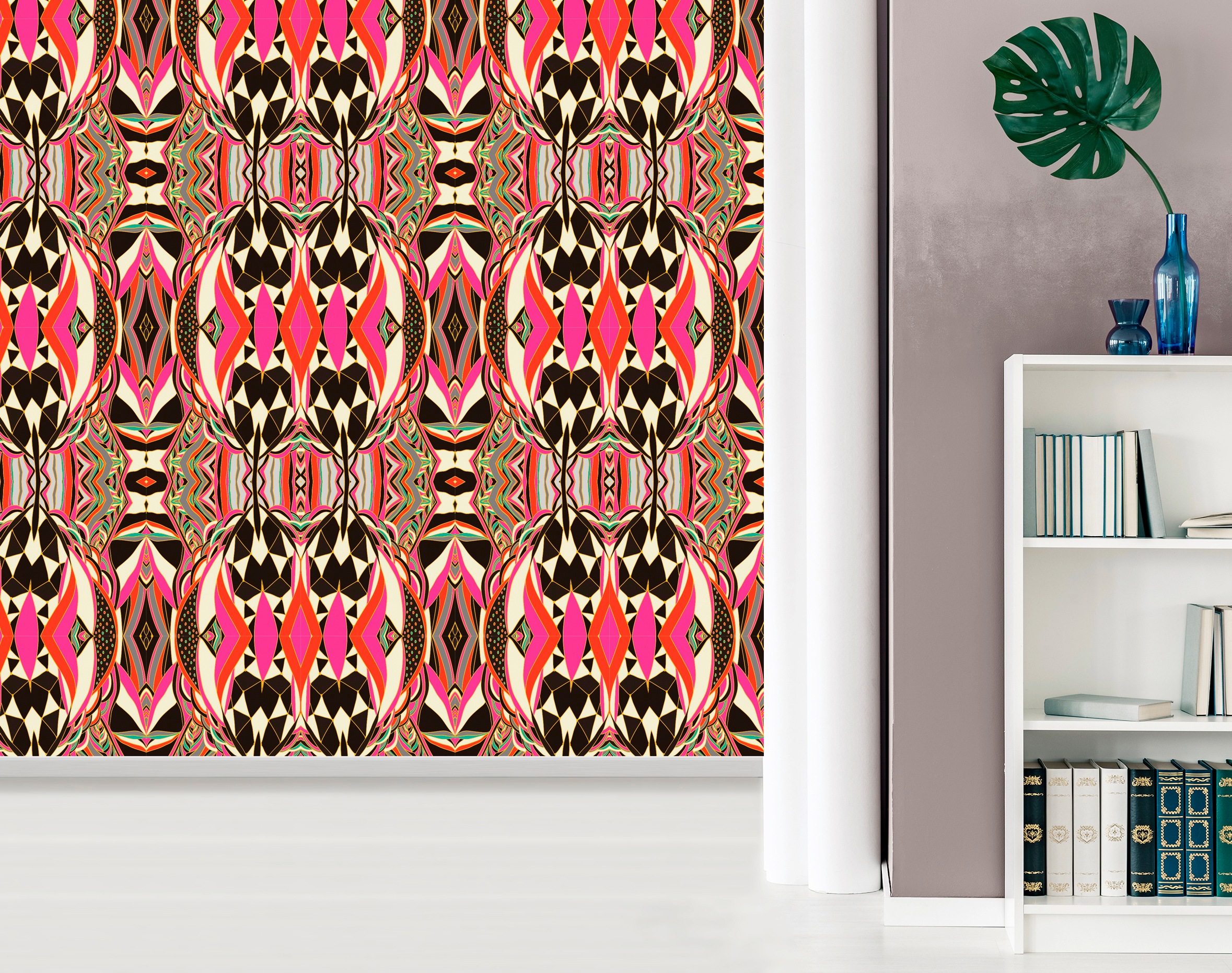 queence Vinyltapete »Enie« Barock | Kunst | bedruckt glatt 90x250cm, selbstklebend, kinderleichte Anbringung, , Sticker