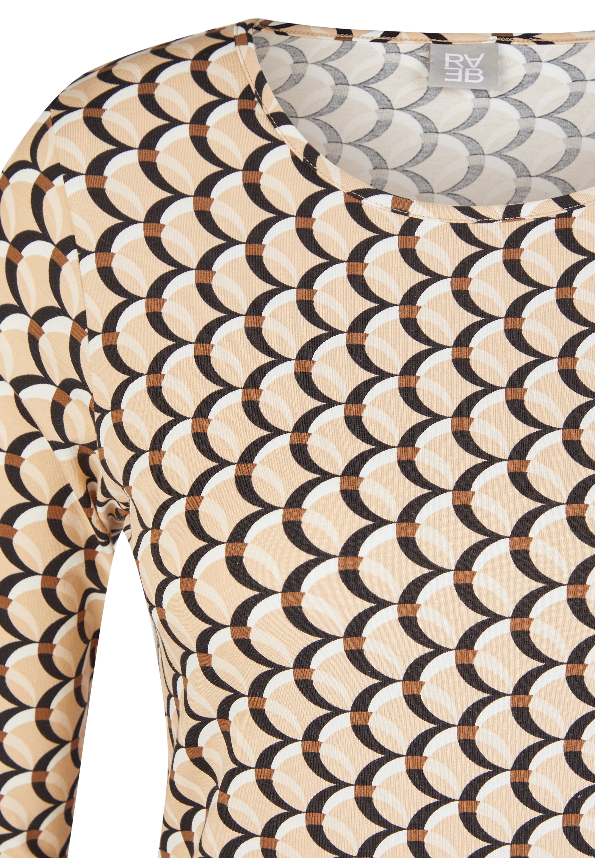 Rabe 3/4-Arm-Shirt mit All-Over Print