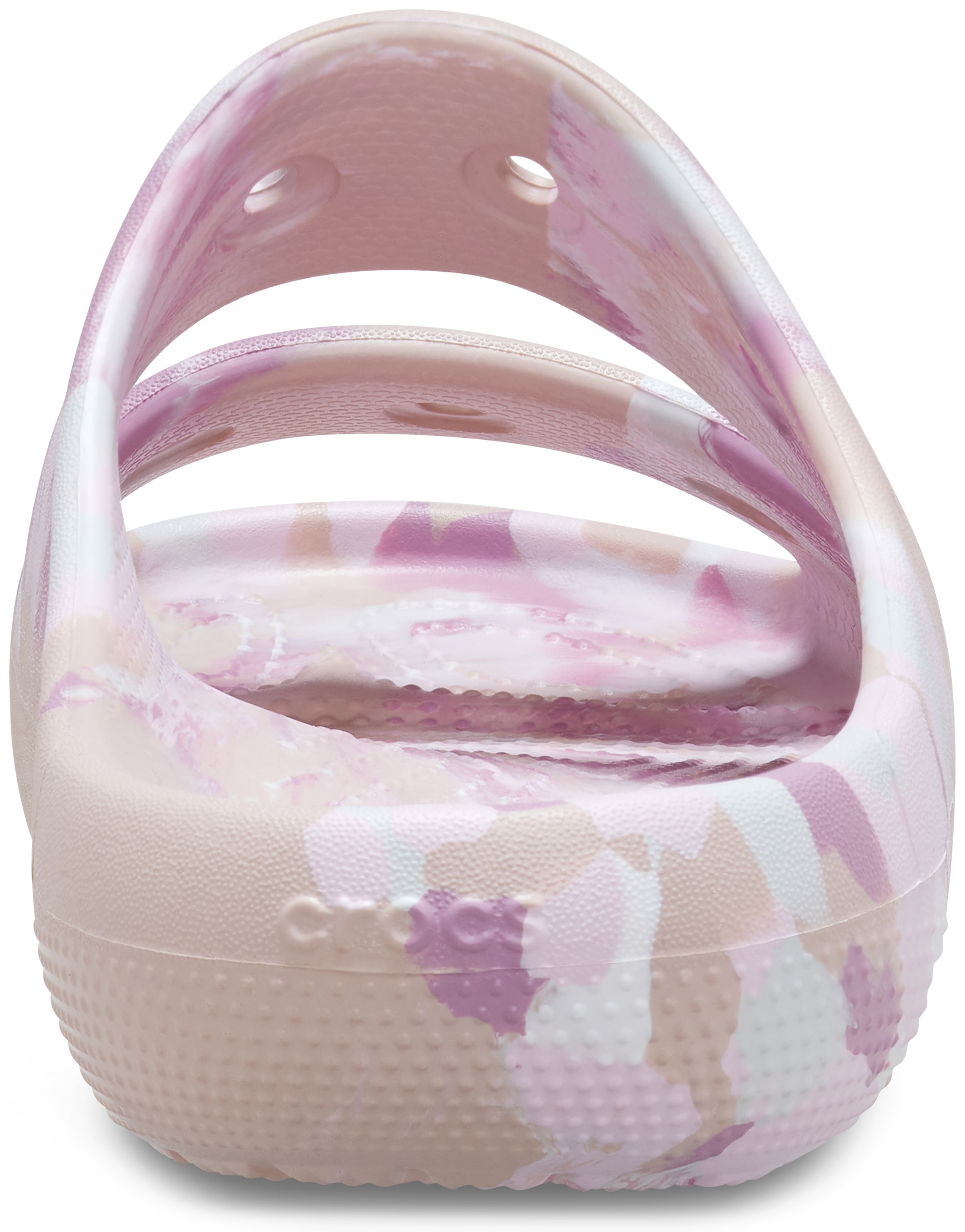 Crocs Pantolette »Classic Marbled Sandal«, mit Tieffußbett