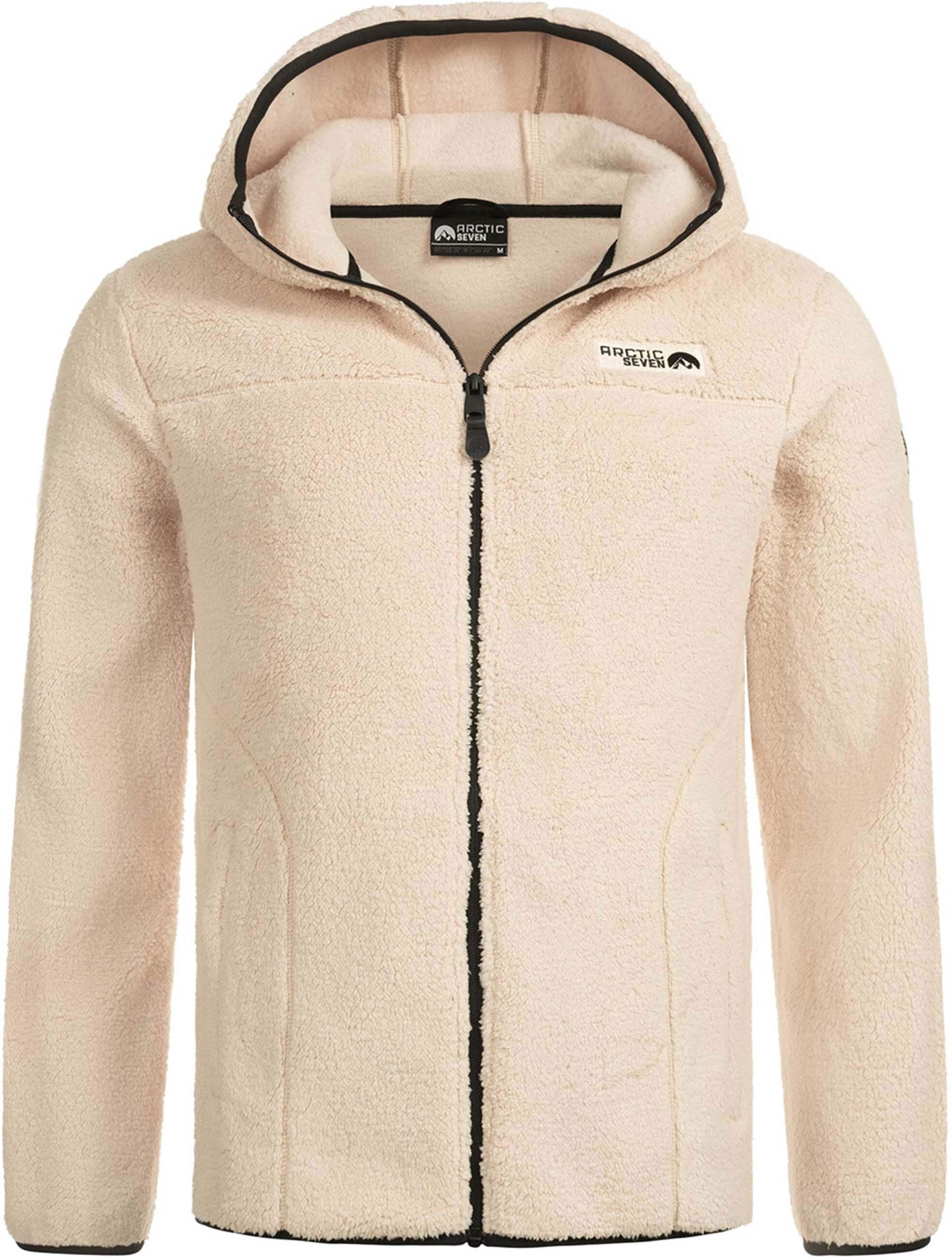 Arctic Seven Fleecejacke »Arctic Seven Herren Sherpa Fleecejacke mit Kapuze AS413«