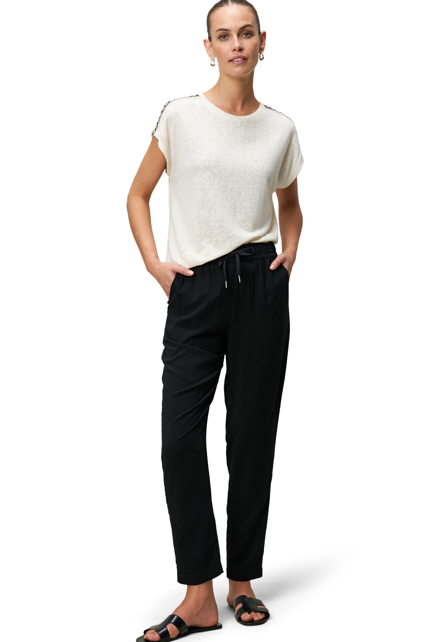 Zero Schlupfhose »Schlupfhose mit Tunnelzug 28 Inch«