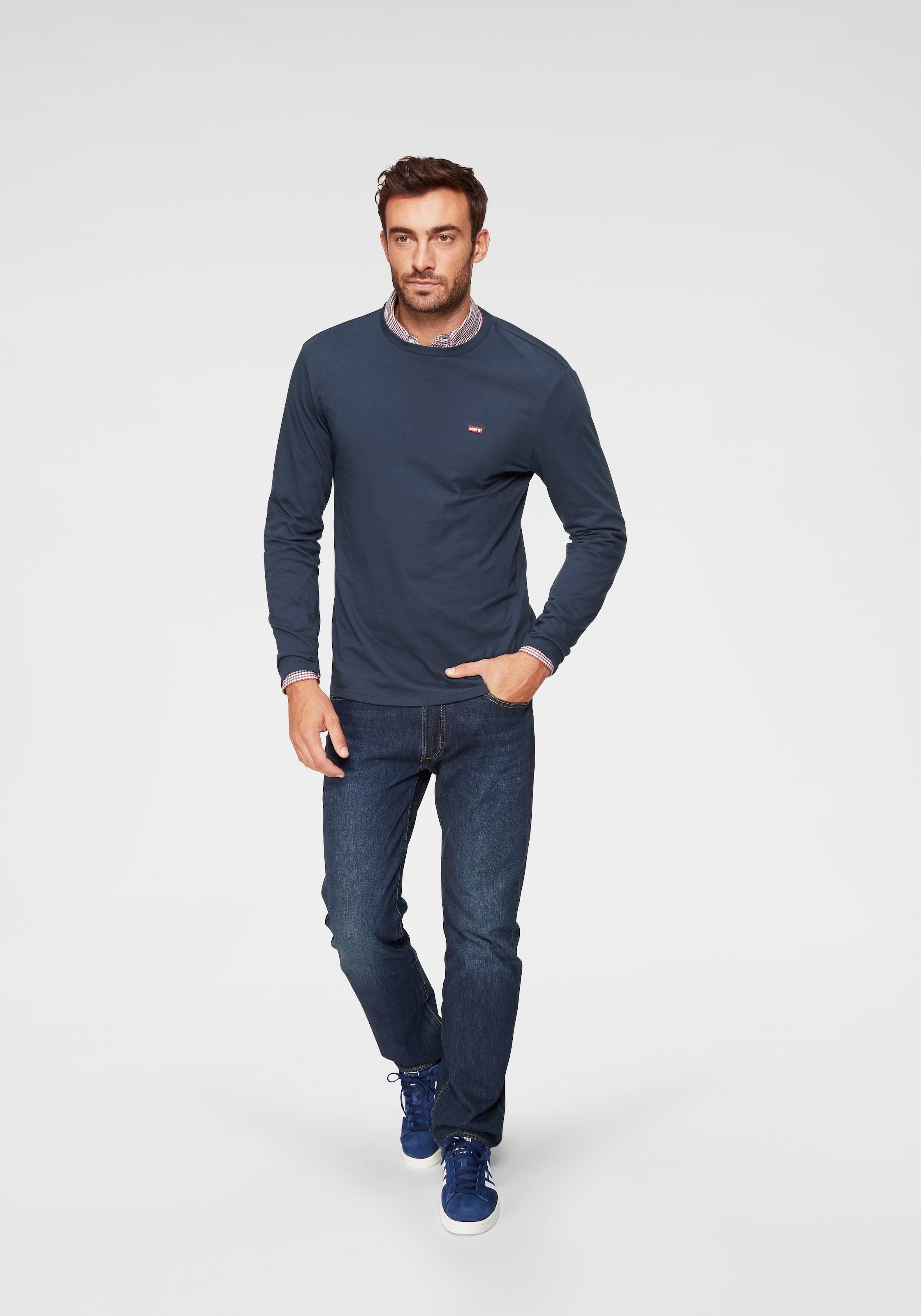 Levi's® Langarmshirt, mit Logo-Applikation