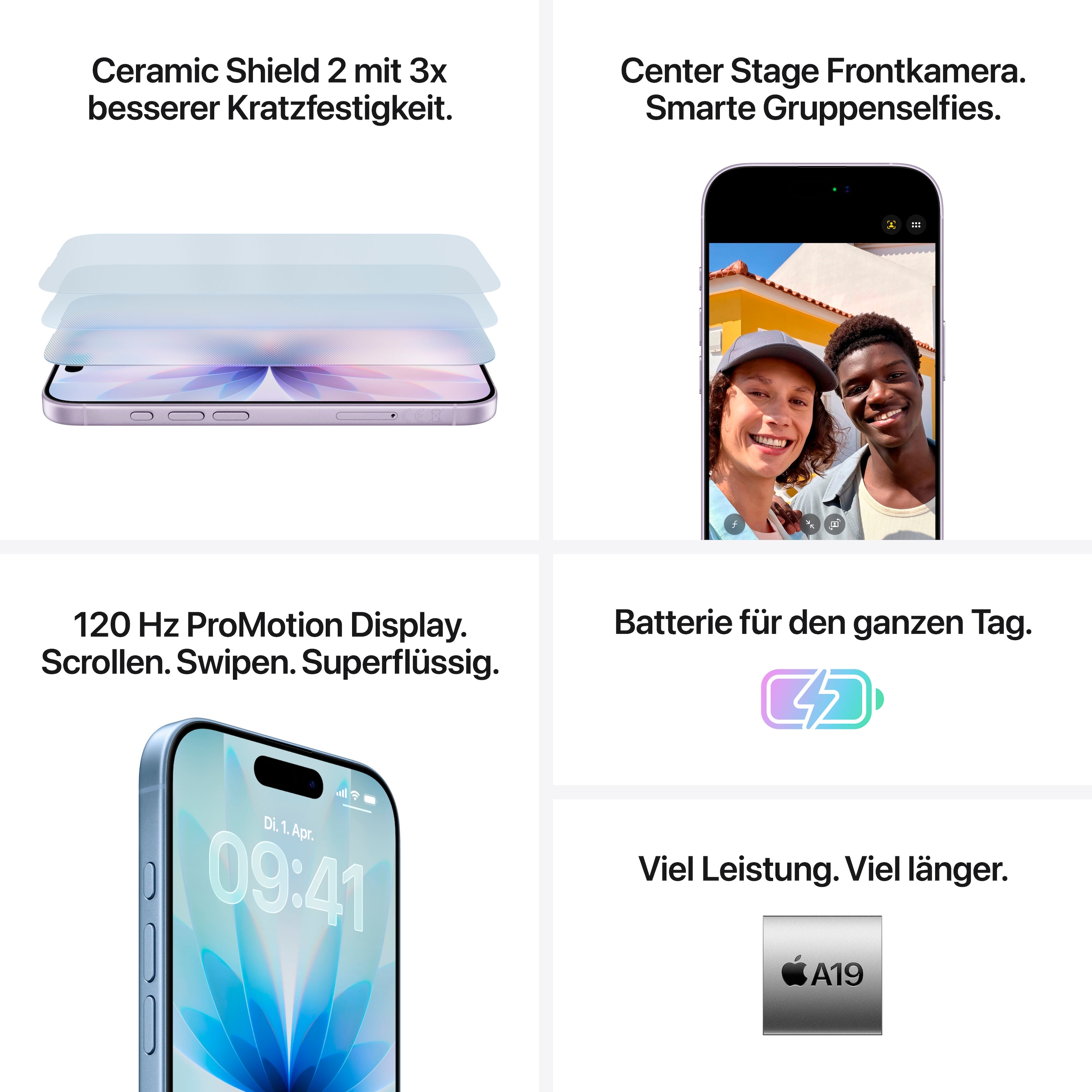 Apple Smartphone »iPhone 17« Lavendel