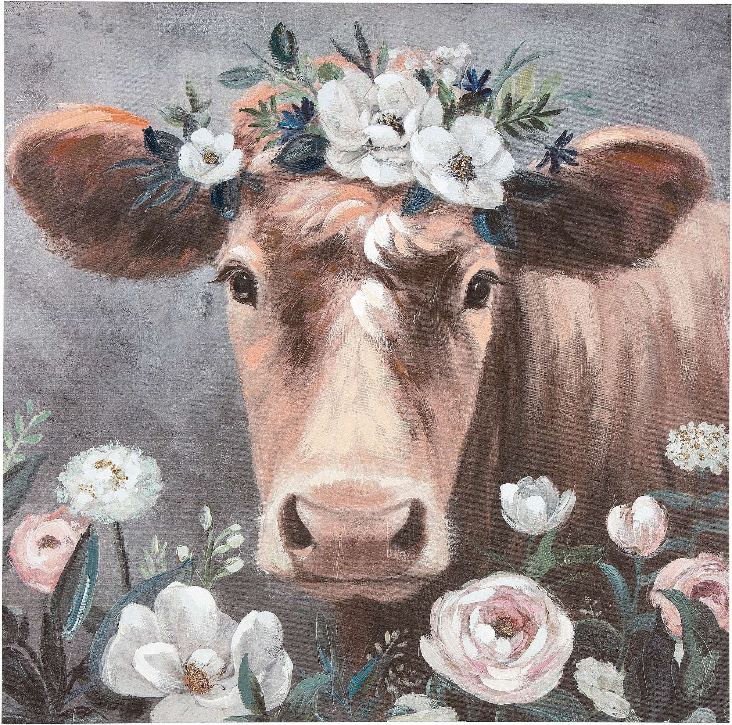 GILDE Leinwandbild »Bild Blumenkuh« 1 Stk. tlg.