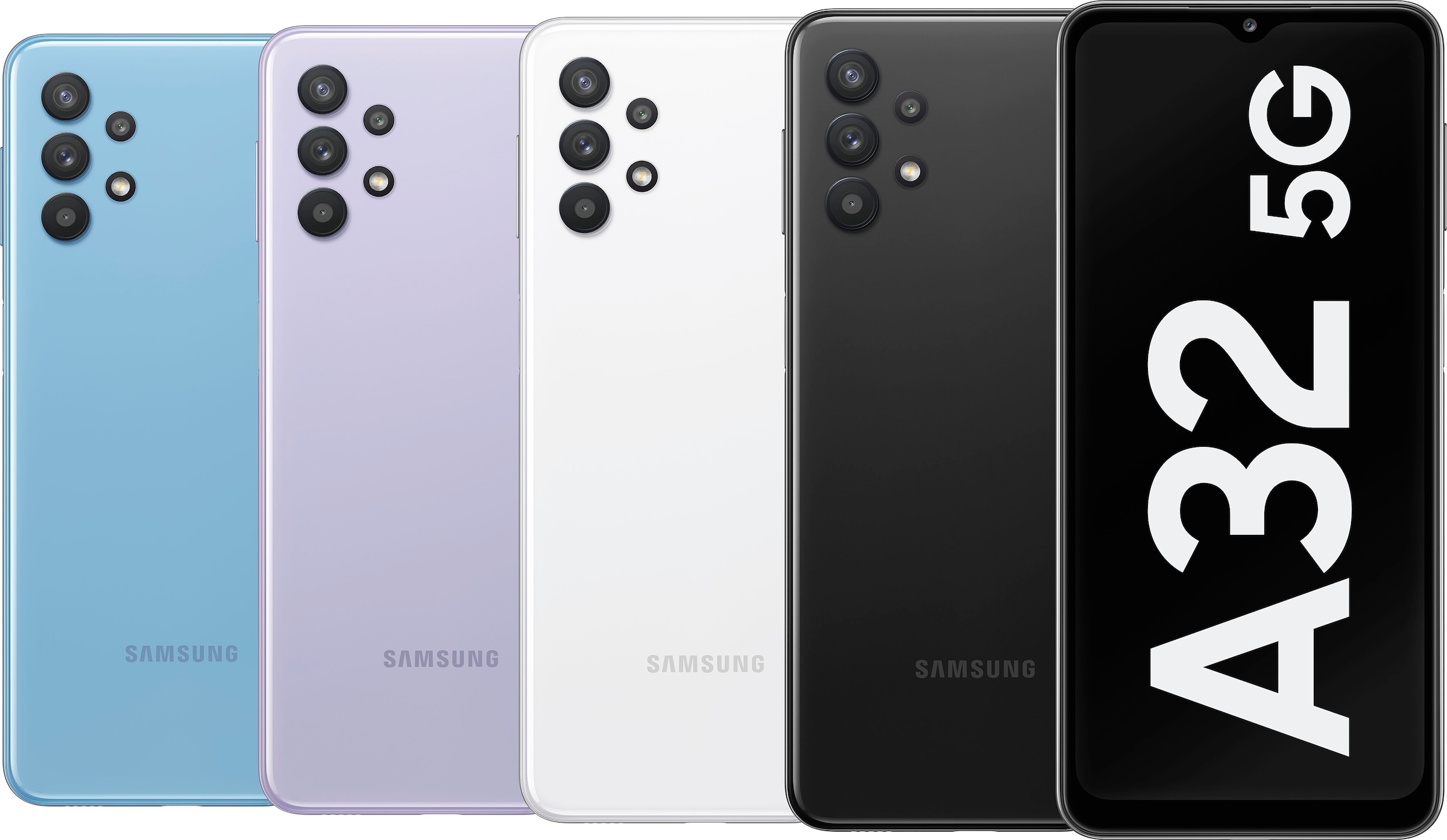 MP XXL GB Samsung Smartphone 3 Zoll, Jahre A32 5G Light Speicherplatz, Garantie 64 »Galaxy 16,55 5G«, UNIVERSAL Violet, cm/6,5 Kamera, 48 | ➥