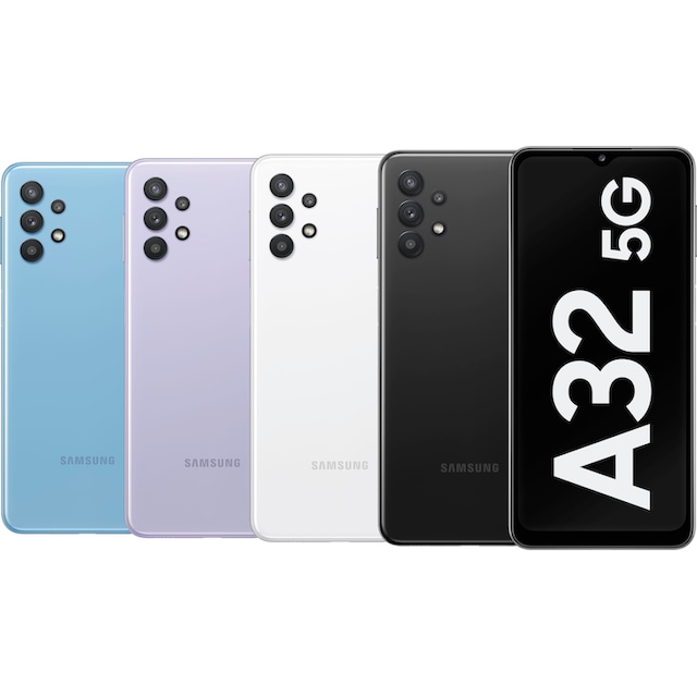 Samsung Smartphone »Galaxy A32 5G«, Light Violet, 16,55 cm/6,5 Zoll, 64 GB  Speicherplatz, 48 MP Kamera, 5G ➥ 3 Jahre XXL Garantie | UNIVERSAL