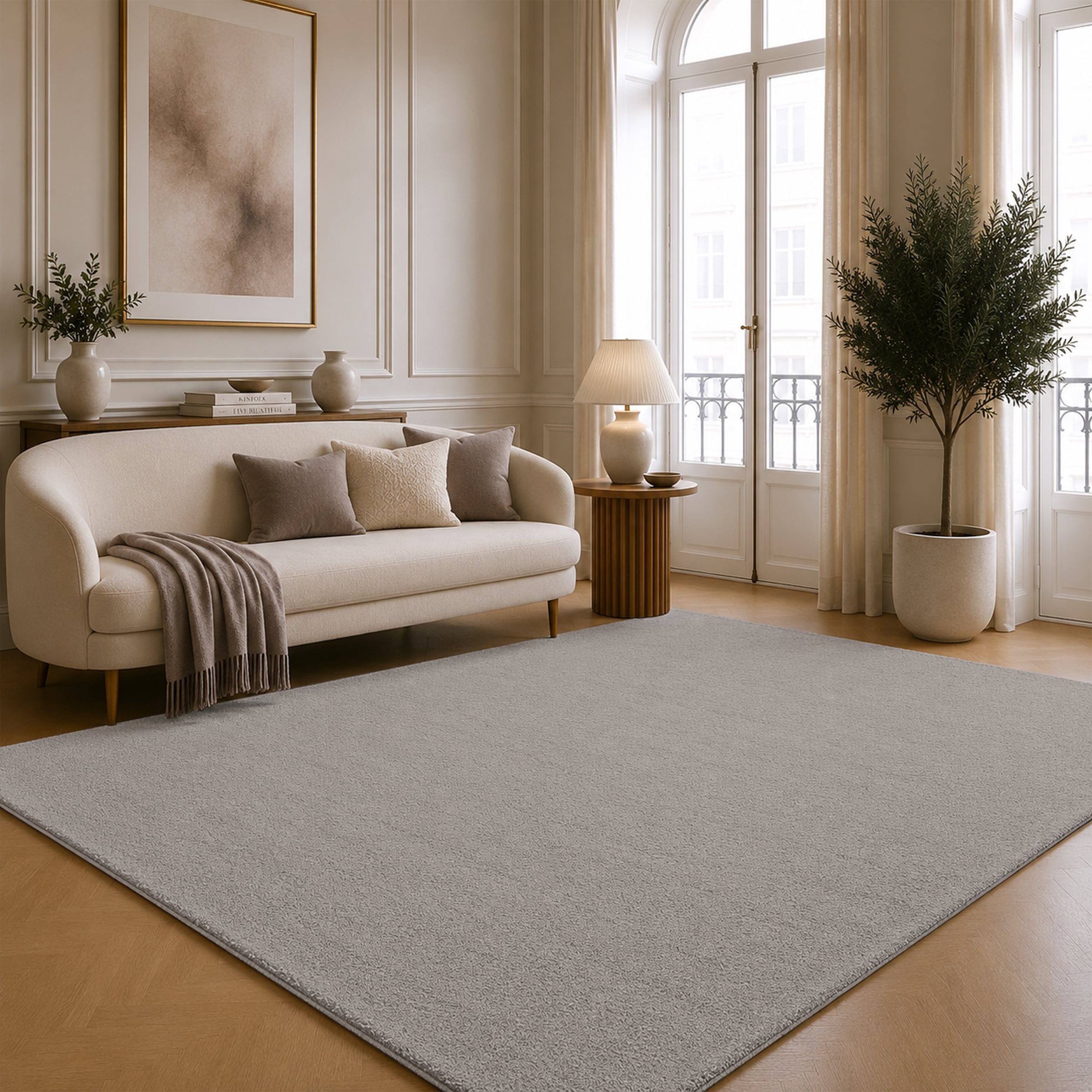 the carpet Teppich »kuschelig & Super Soft, Anti-Rutsch Unterseite,« rechteckig 16 mm Höhe Waschbar bis 30 Grad, Felloptik, Wohnzimmer Teppich, Kundenliebling