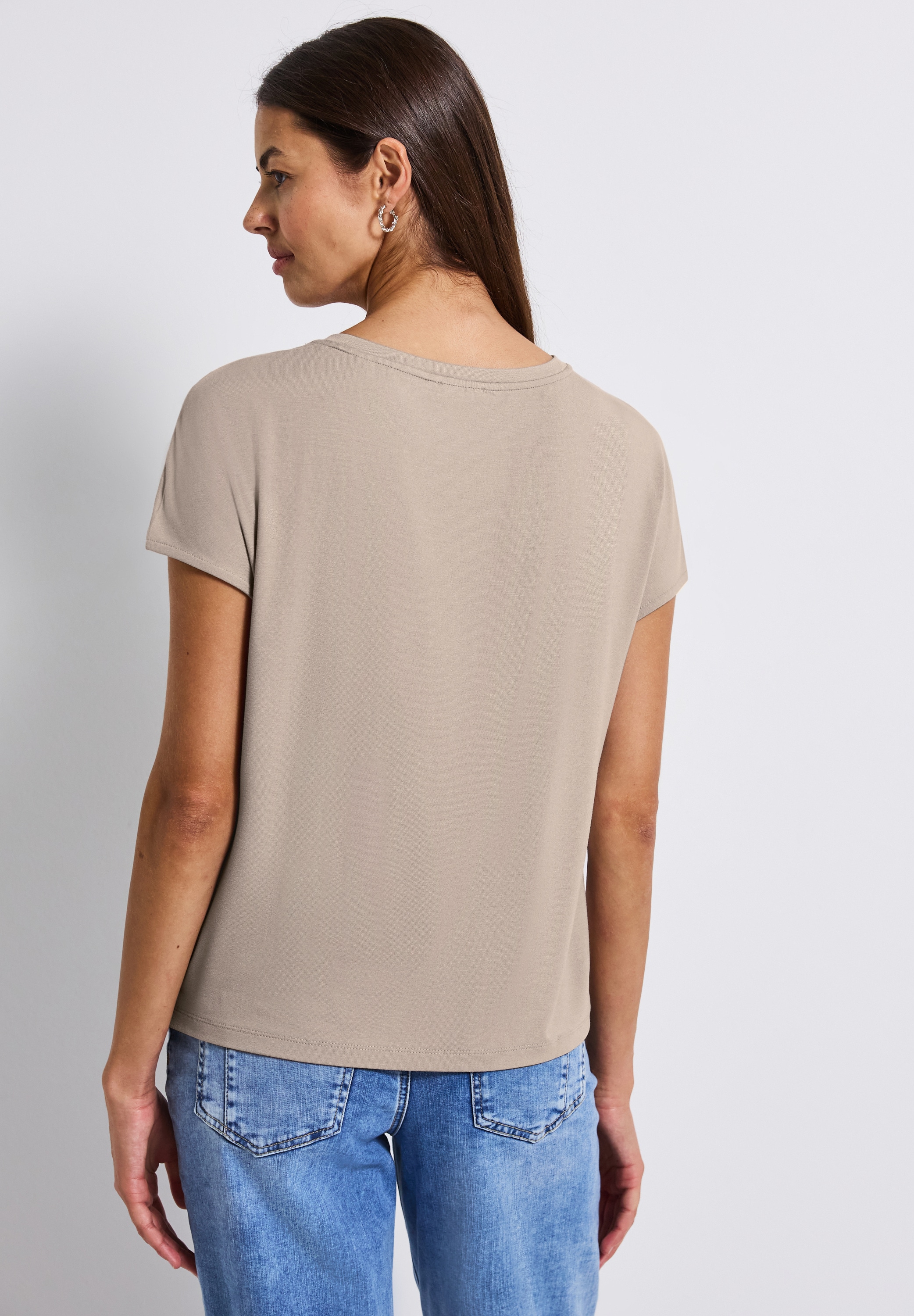 STREET ONE Shirttop, mit Mesh-Detail