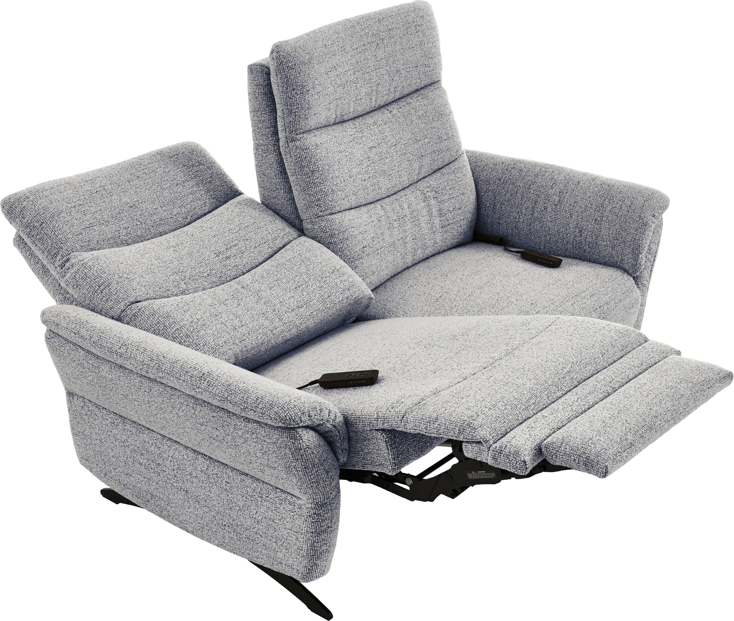 Home affaire 2-Sitzer »Aventis Sofa mit motorischer Relaxfunktion, Breite 161 cm« inkl. ergonomische Lehne, echter Rücken & saugroboterfreundliche Kufen