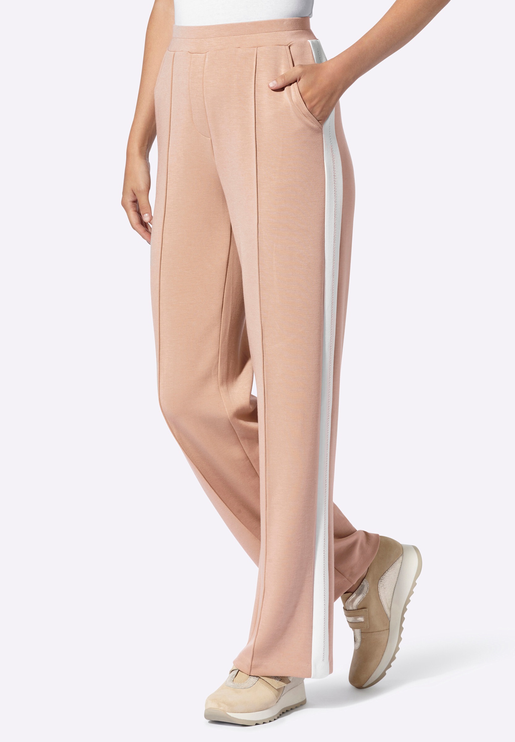 heine Schlupfhose »Jersey-Hose Jerseyhose mit Galonstreifen«