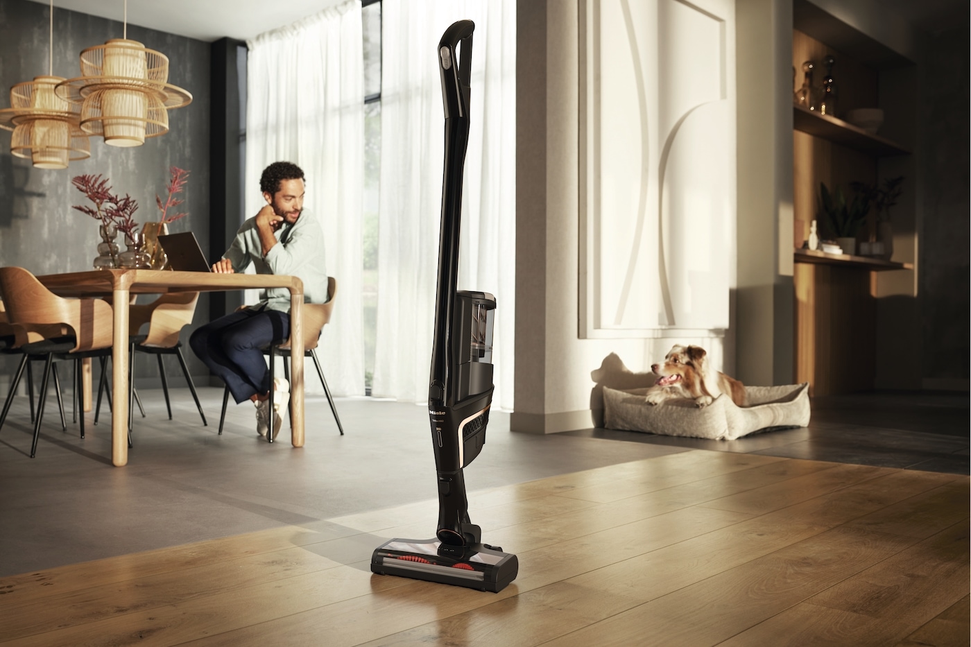 Miele Akku-Handstaubsauger »Triflex HX2 Cat&Dog, für Tierhaarentfernung, 60 min. Akkulaufzeit,« , automatische Bodenerkennung, 3in1-Design für vielseitige Reinigung