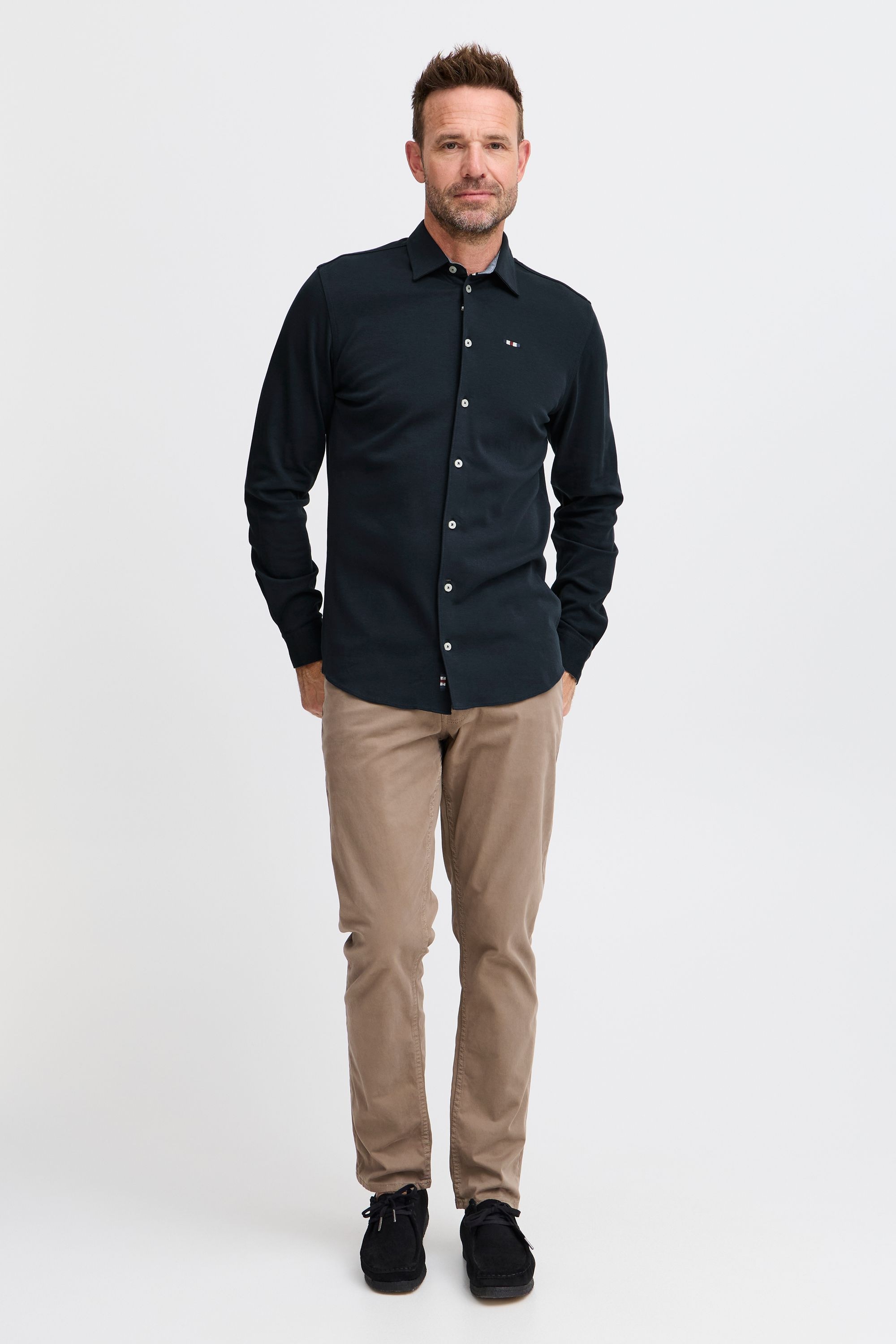 FQ1924 Langarmhemd »Langarmhemd FQSTEVEN knitted LS shirt«