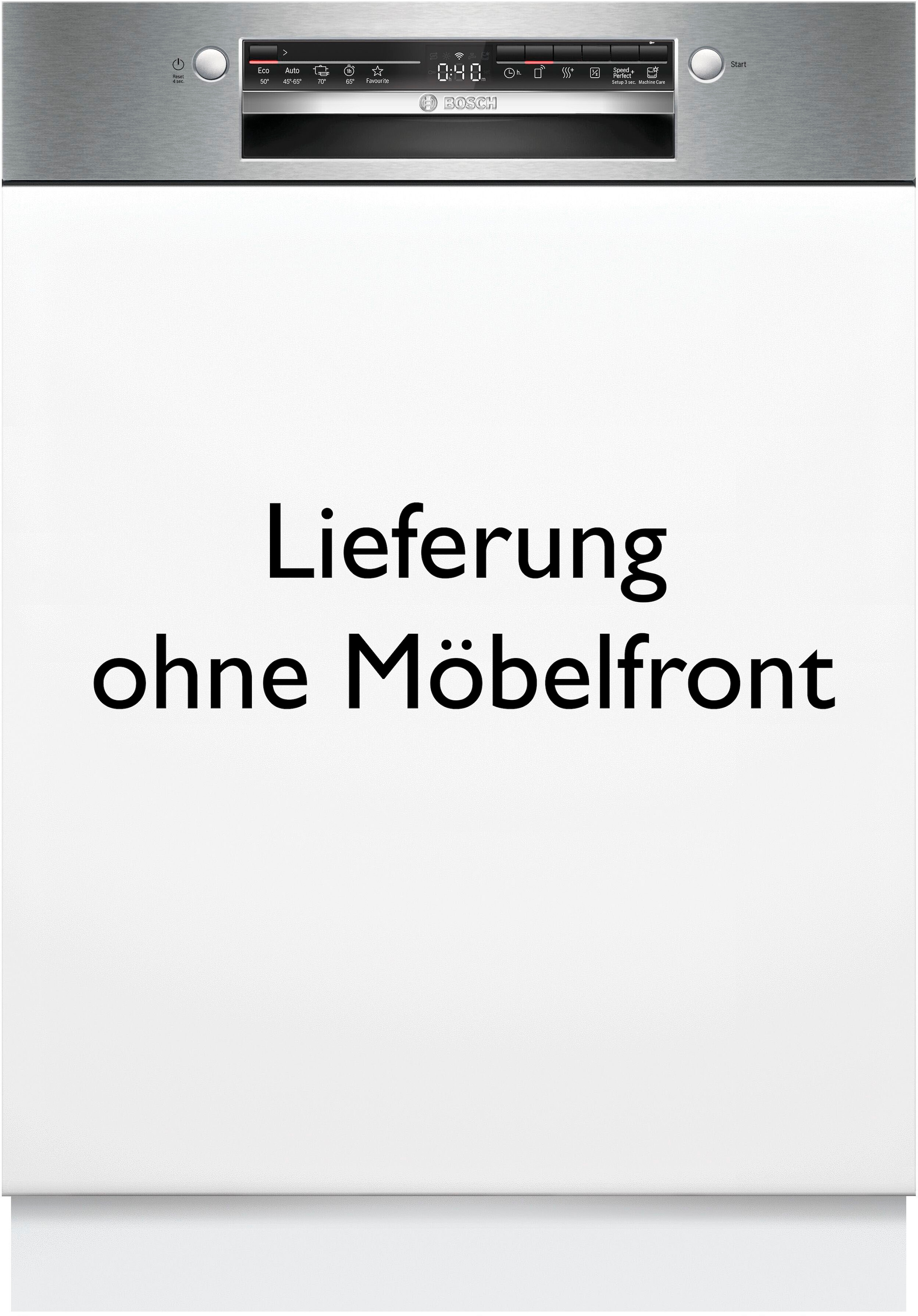 BOSCH teilintegrierbarer Geschirrspüler Serie 2 »SMI2HVS02E«, 14 Maßgedecke, Flexibilität dank VarioSchublade & höhenverstellbarer Oberkorb