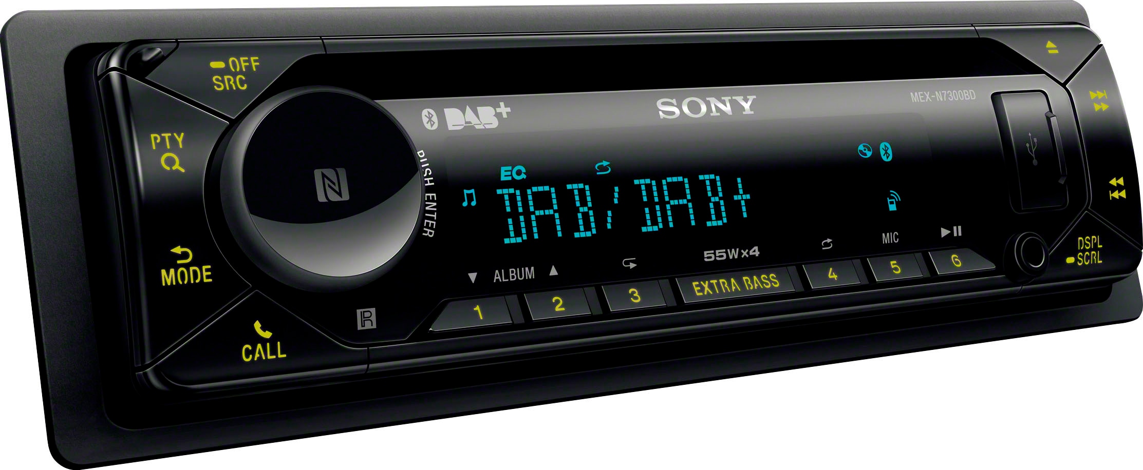 Sony Autoradio »MEXN7300KIT«, (Bluetooth Digitalradio (DAB+) 55 W) ➥ 3  Jahre XXL Garantie