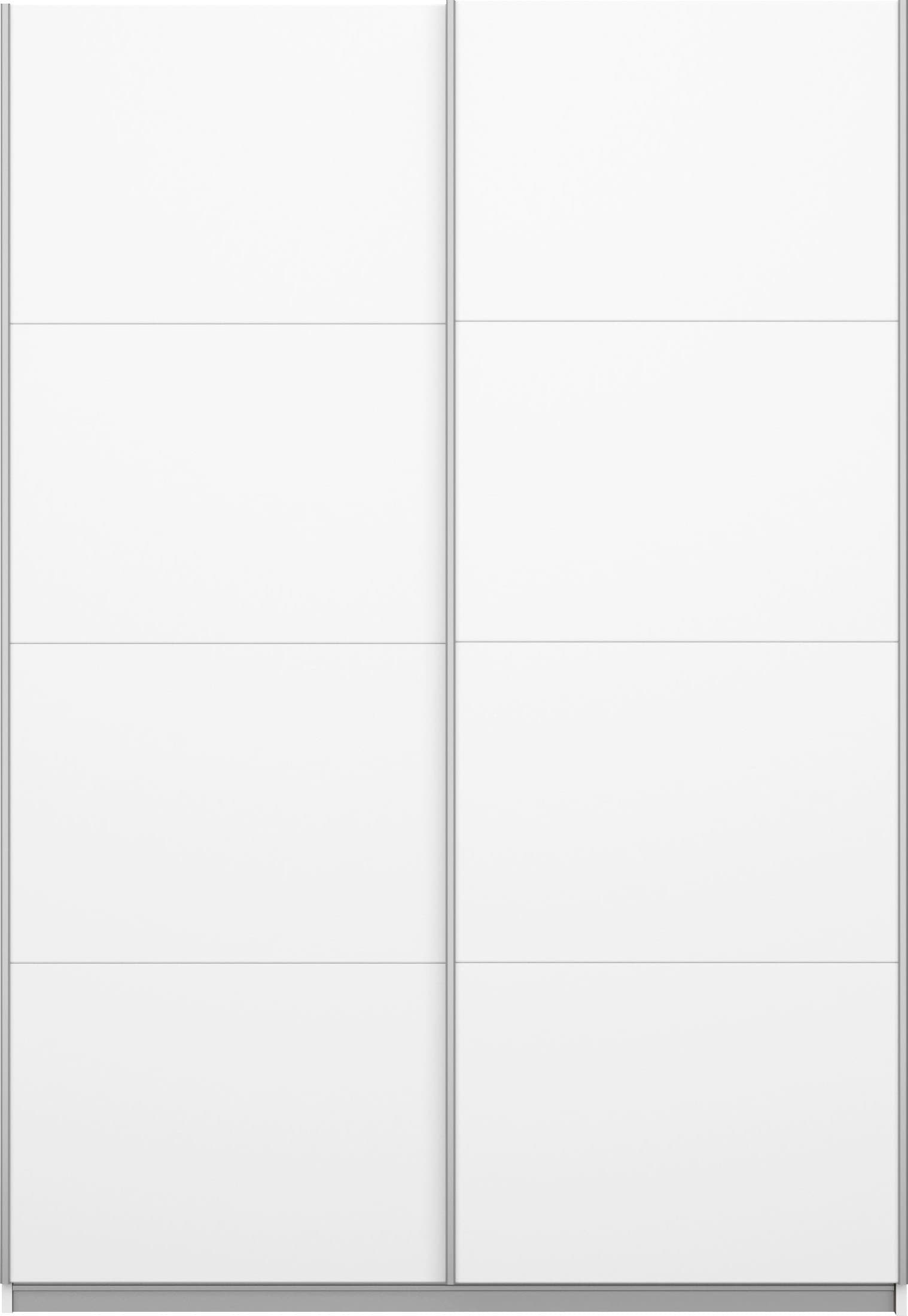 INOSIGN BY RAUCH Schwebetürenschrank »Kleiderschrank Schrank Garderobe Schlafzimmerschrank THANOS« in 3 verschiedenen Ausstattungen BASIC/CLASSIC/PREMIUM,  Optional mit Spiegel, Metall-Griffleisten alufarben MADE IN GERMANY