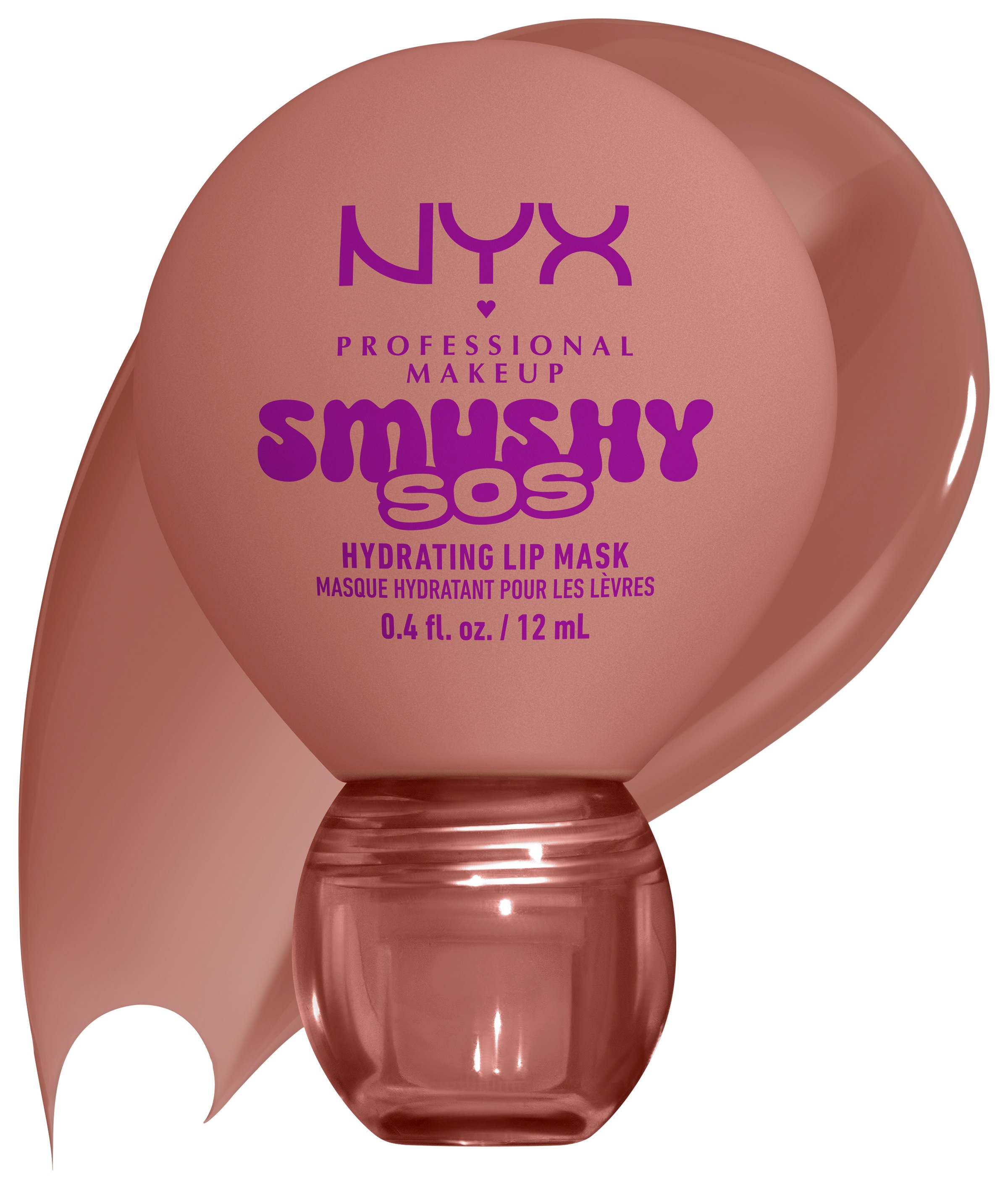 NYX PROFESSIONAL MAKEUP Lippenpflegemittel »SMUSHY SOS GLOSSSY LIP BALM« pflege, getönte Farbe und professioneller Shine, alles in einem
