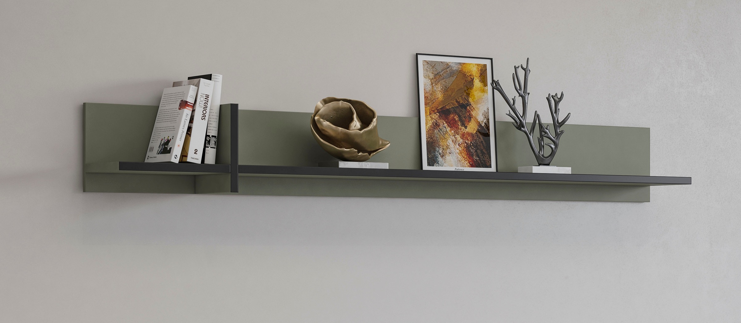 OTTO home Wandboard "Cross,Breite 180 cm, moderne Wandregal" Hängeregal mit viel Stauraum