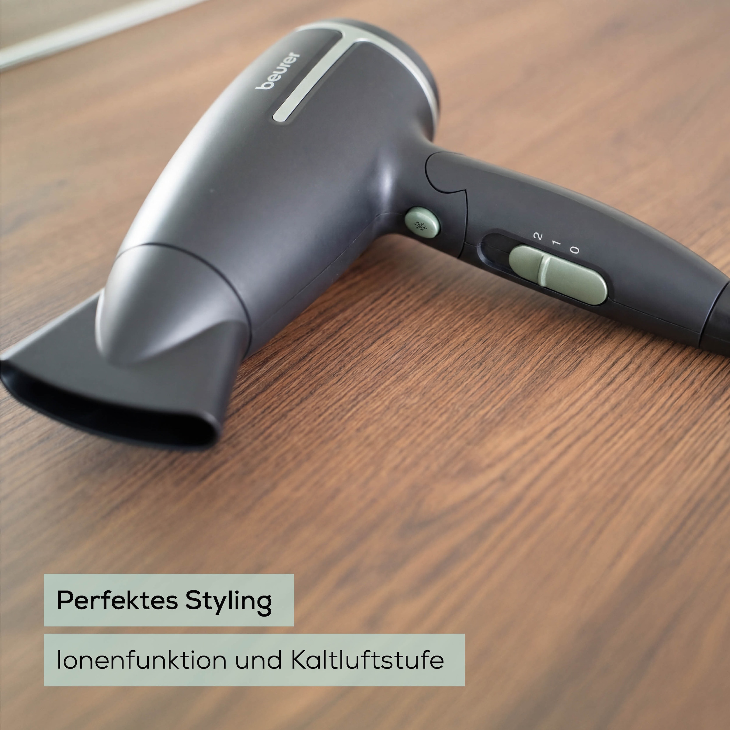 BEURER Reisehaartrockner »HC 25 Limited Edition 2026 mit Kaltluftstufe« 1.600 W Mit manuelle Spannungsumschaltung, zur weltweiten Nutzung geeignet