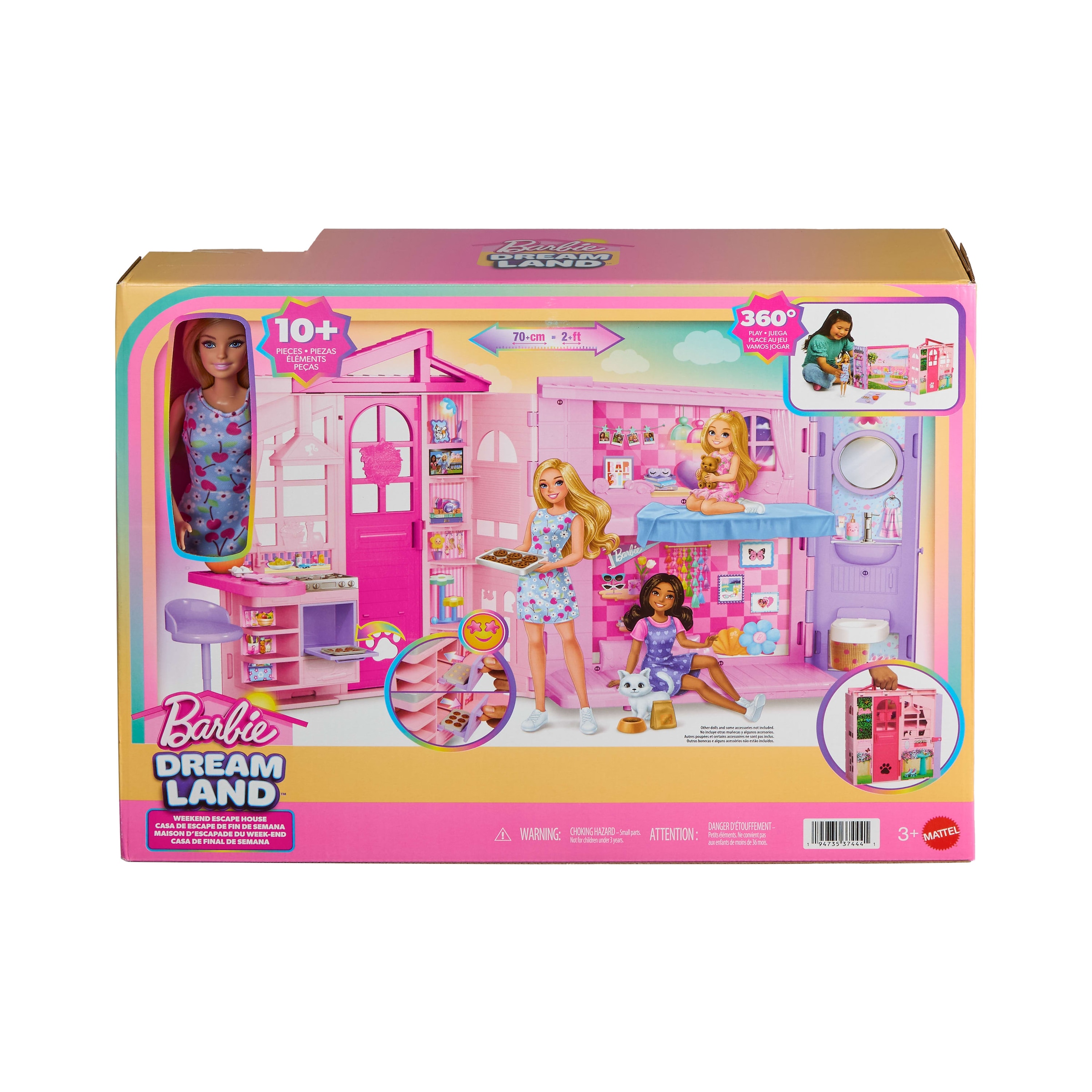 Barbie Puppenhaus »Barbie Weekend Escape House mit Puppe« tragbar