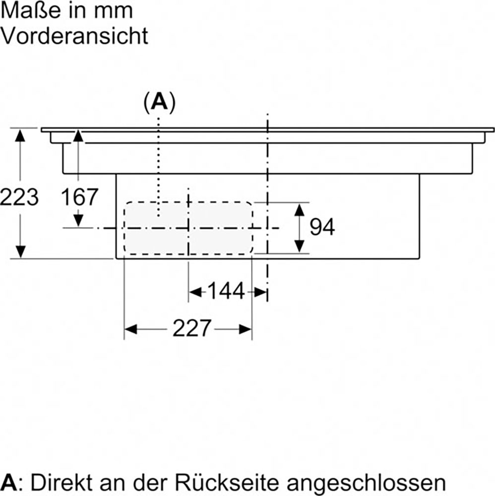 NEFF Kochfeld mit Dunstabzug »V68TTX4L0«, mit intuitiver Twist Pad® Bedienung