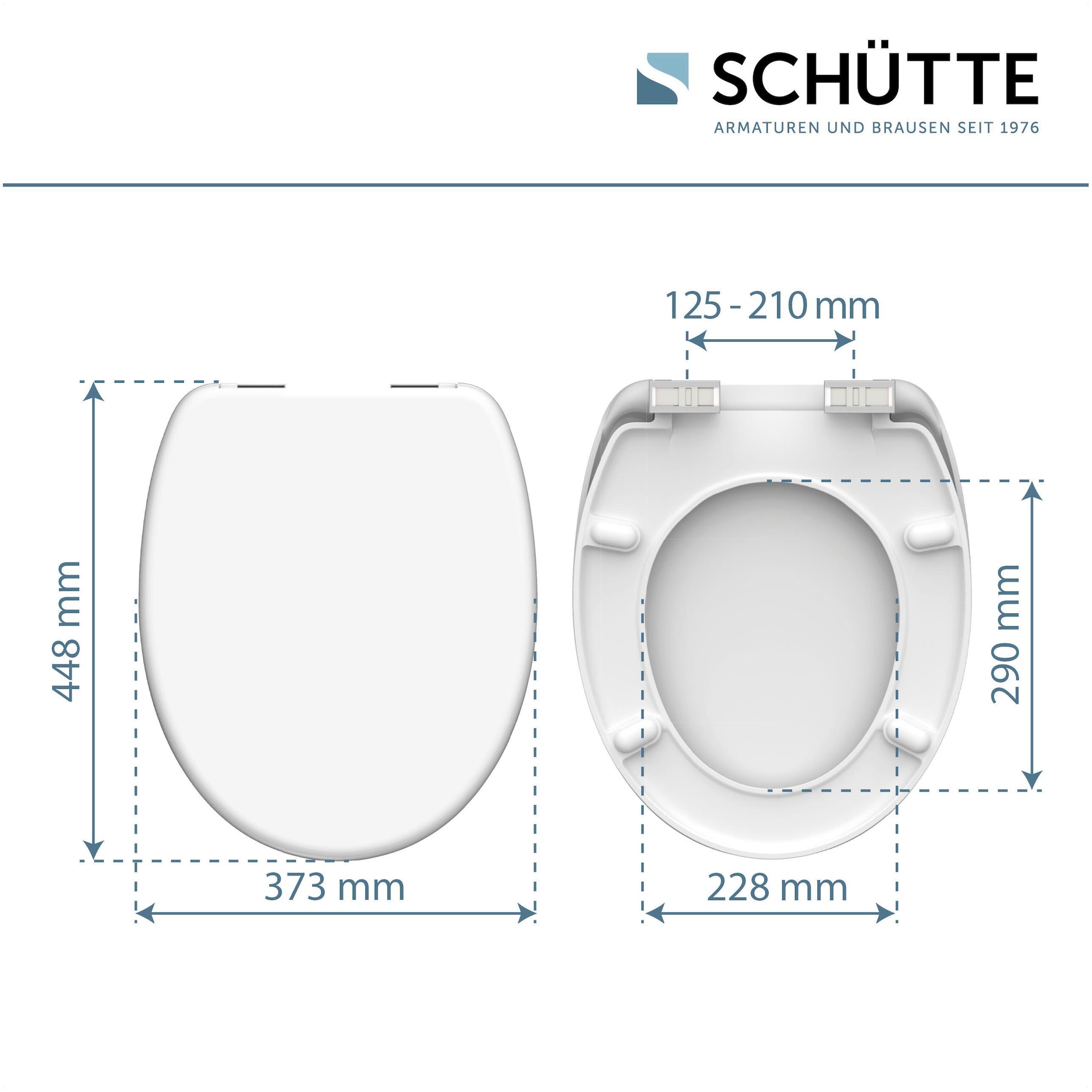 Schütte WC-Sitz »WHITE«, Duroplast, mit Absenkautomatik online kaufen, mit  3 Jahren XXL Garantie