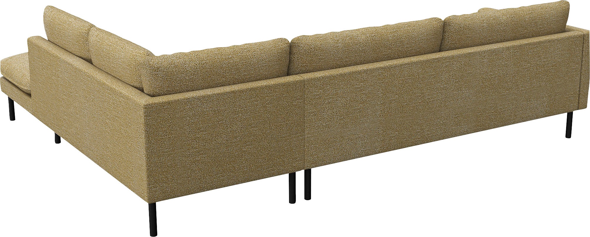FLEXLUX Ecksofa »Bolzano, elegant und bequem, L-Form«, Sitzaufbau mit Kaltschaum & Stahl-Wellen, lose Sitz -& Rückenkissen