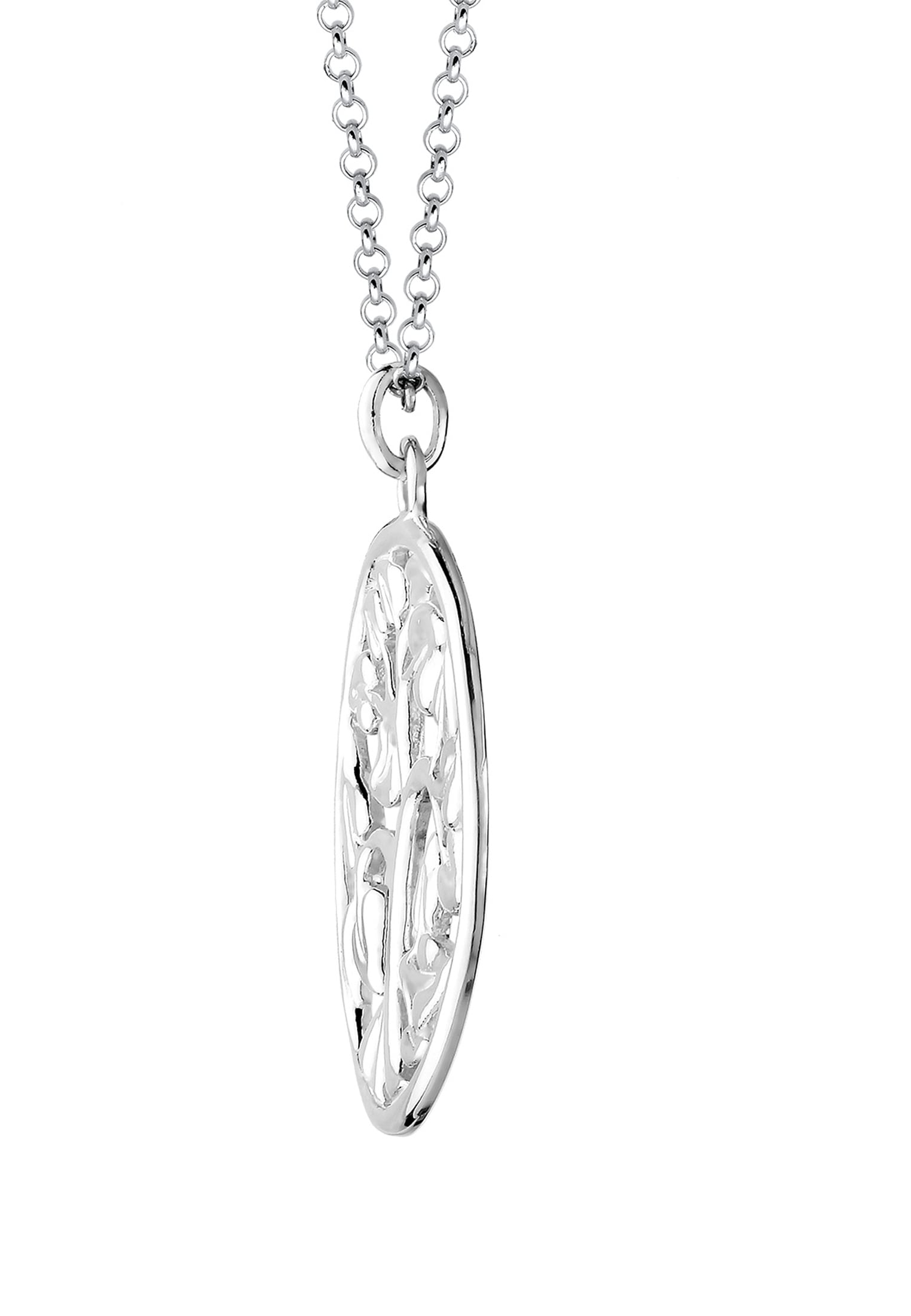Elli Lange Kette »Halskette Tree of Life Lebensbaum Floral 925 Silber«