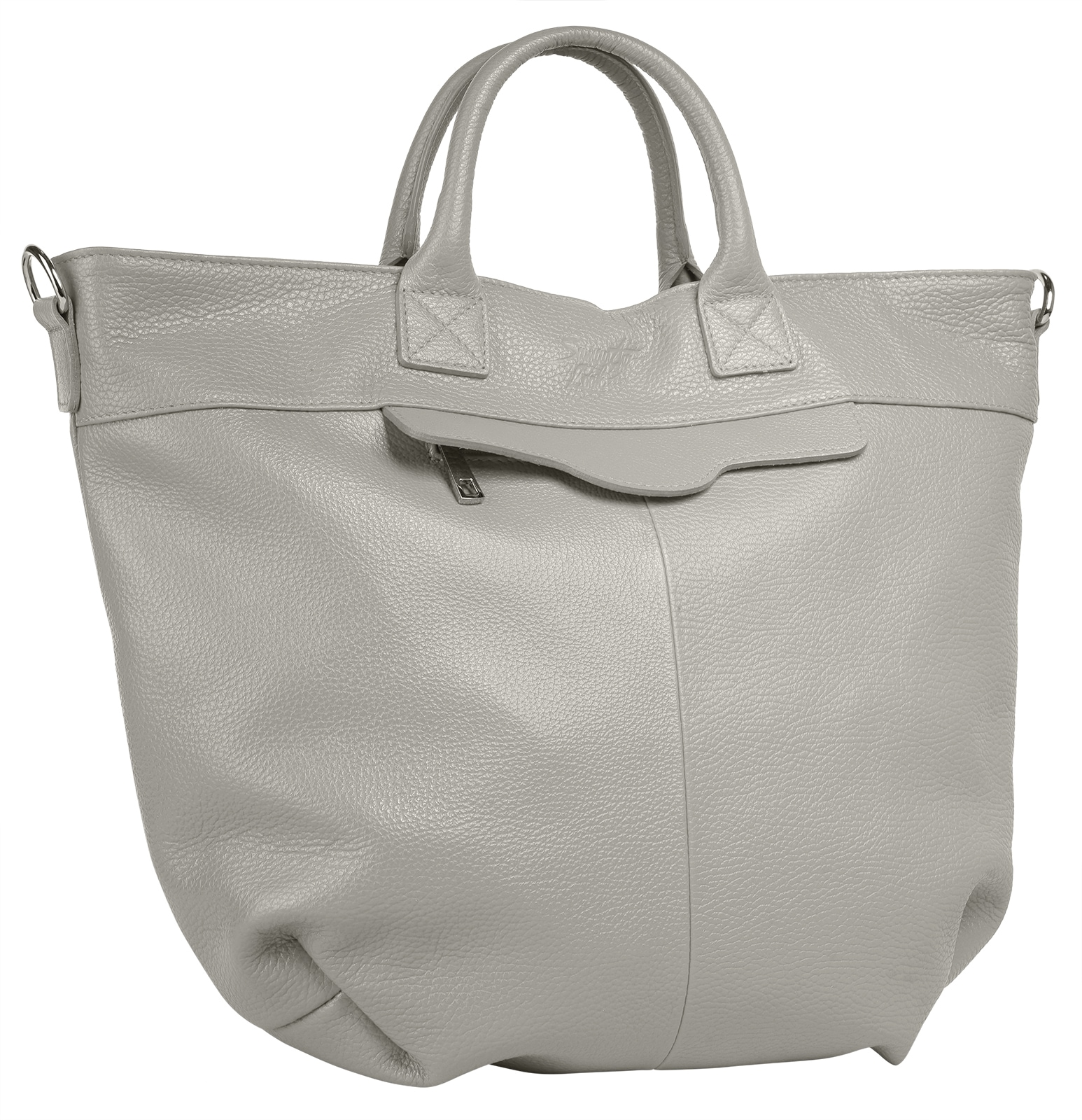 Samantha Look Henkeltasche, echt Leder, Made in Italy
