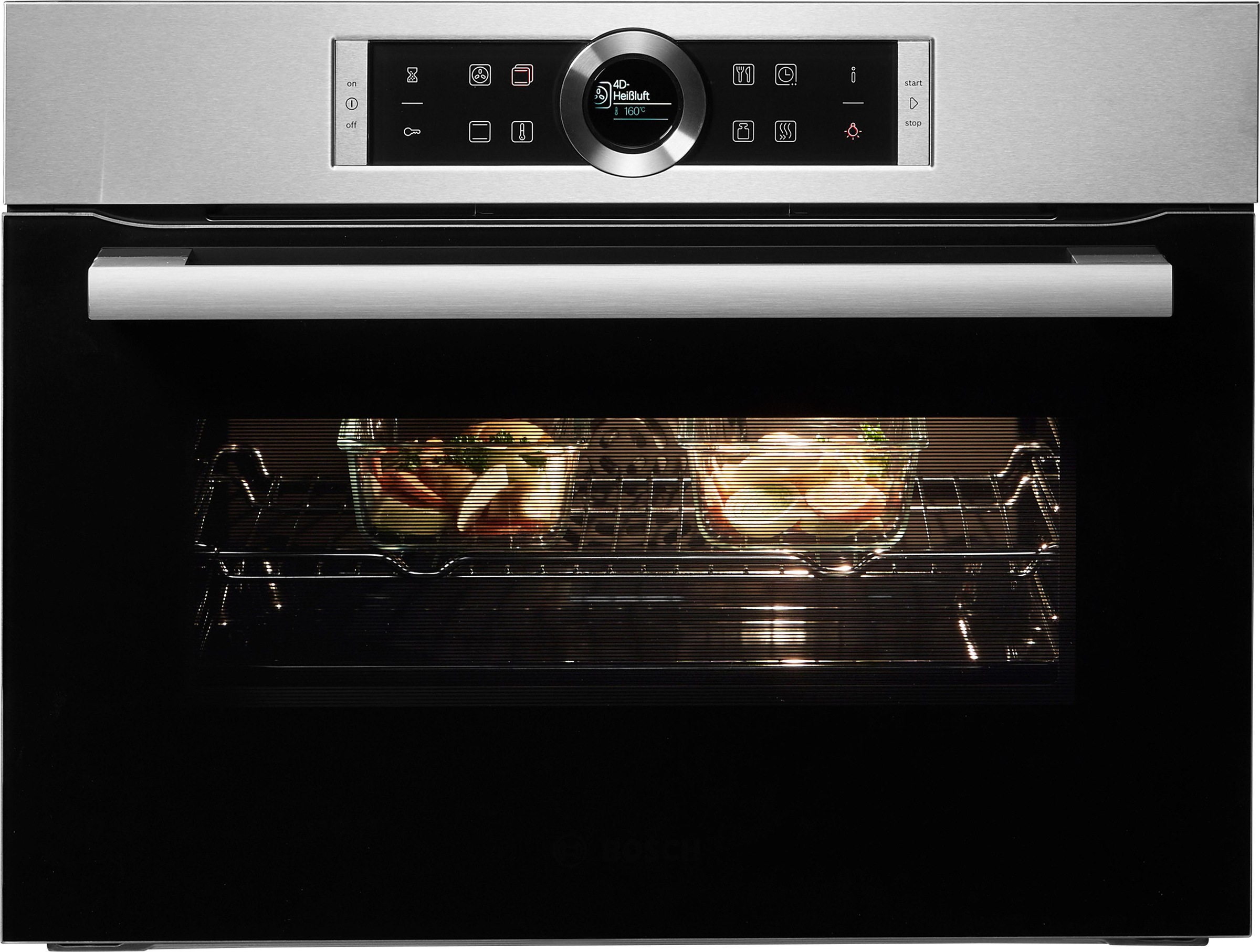 BOSCH Einbaubackofen 8 »CBG635BS3«, mit Teleskopauszug nachrüstbar, ecoClean Direct