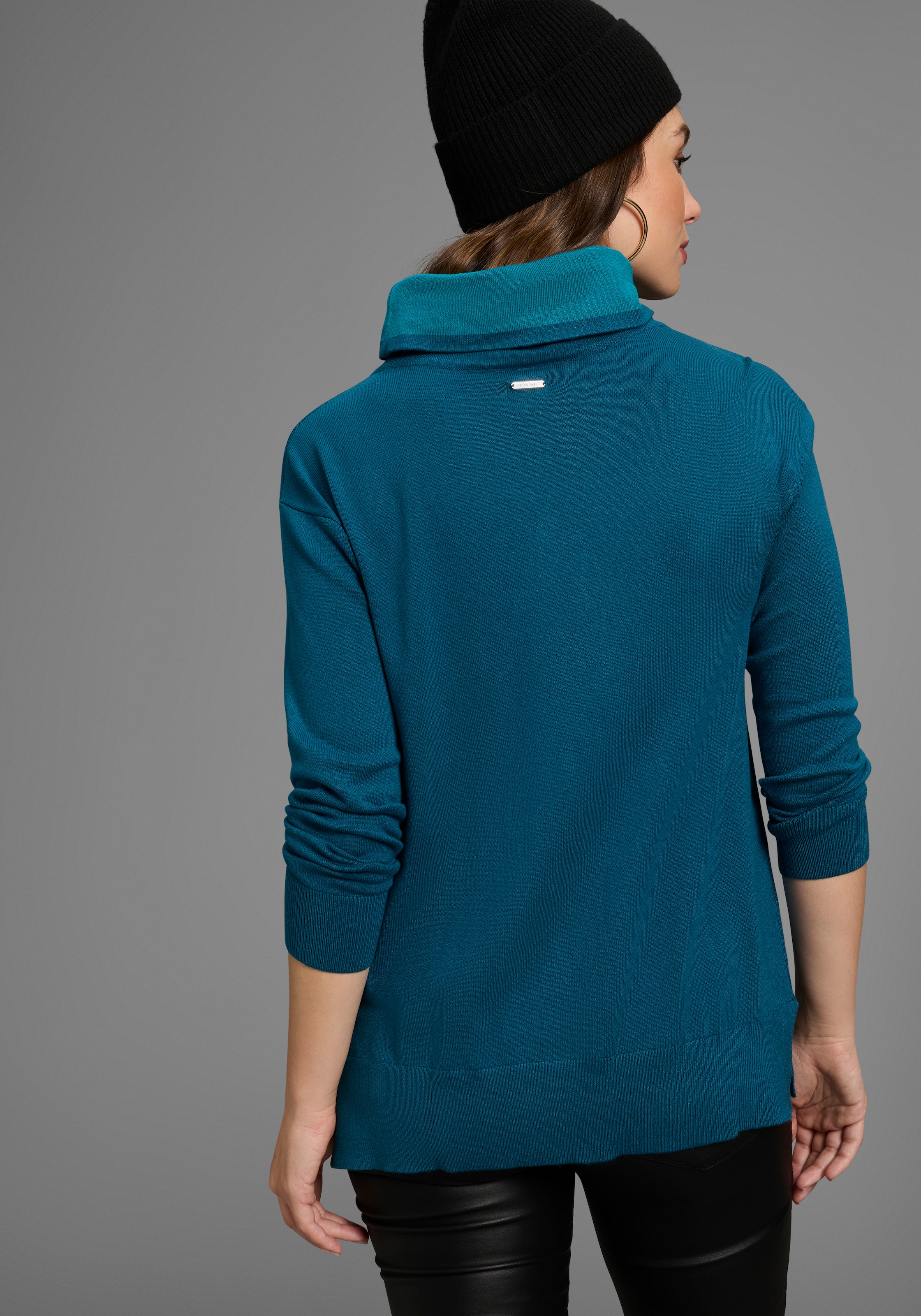 Laura Scott Strickpullover, in lässiger Form mit Schalkragen - NEUE KOLLEKTION