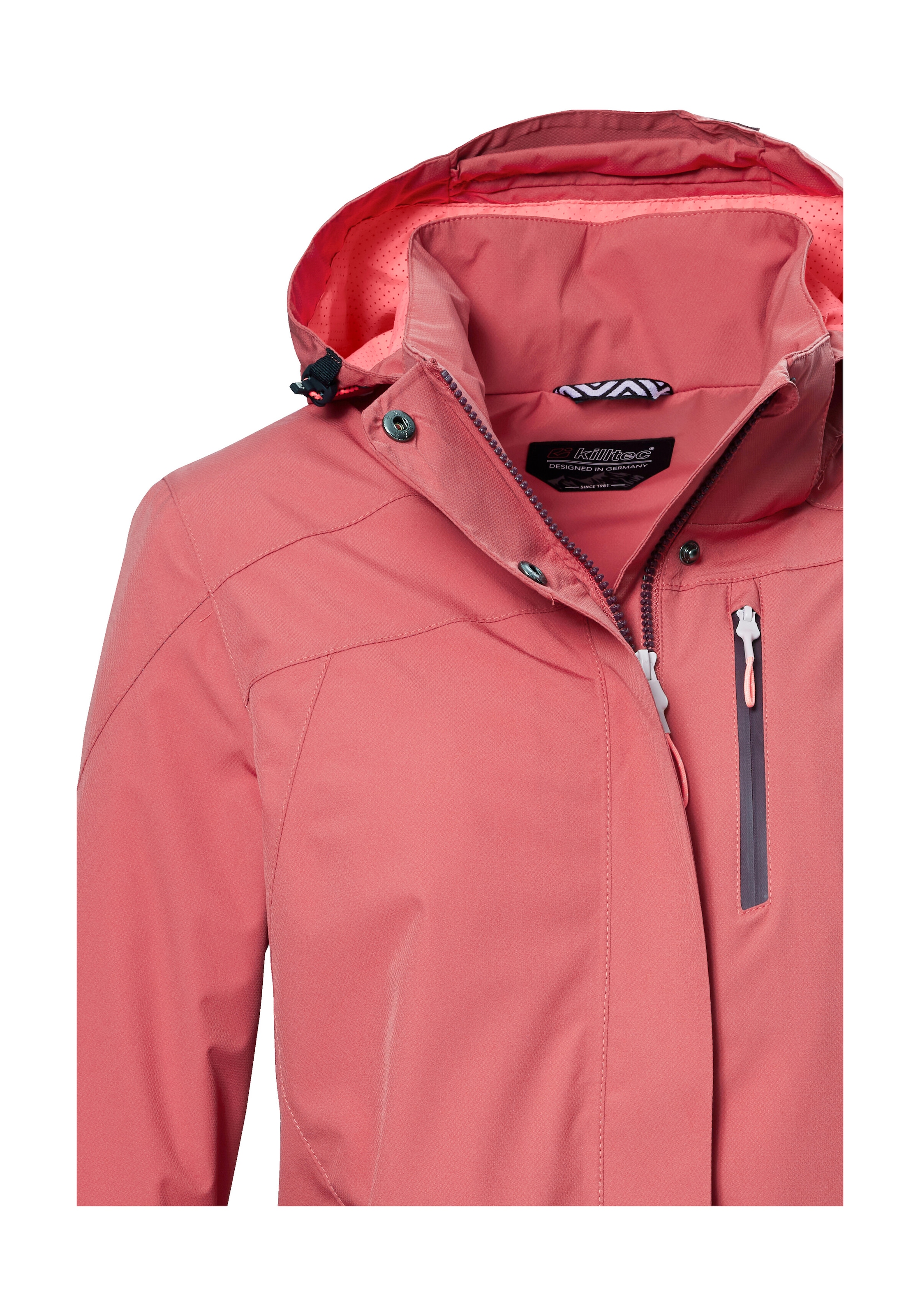Killtec Outdoorjacke »KOS 28 WMN JCKT«, Wasserdichte, atmungsaktive Damenjacke, PFAS-frei, recyceltes Material