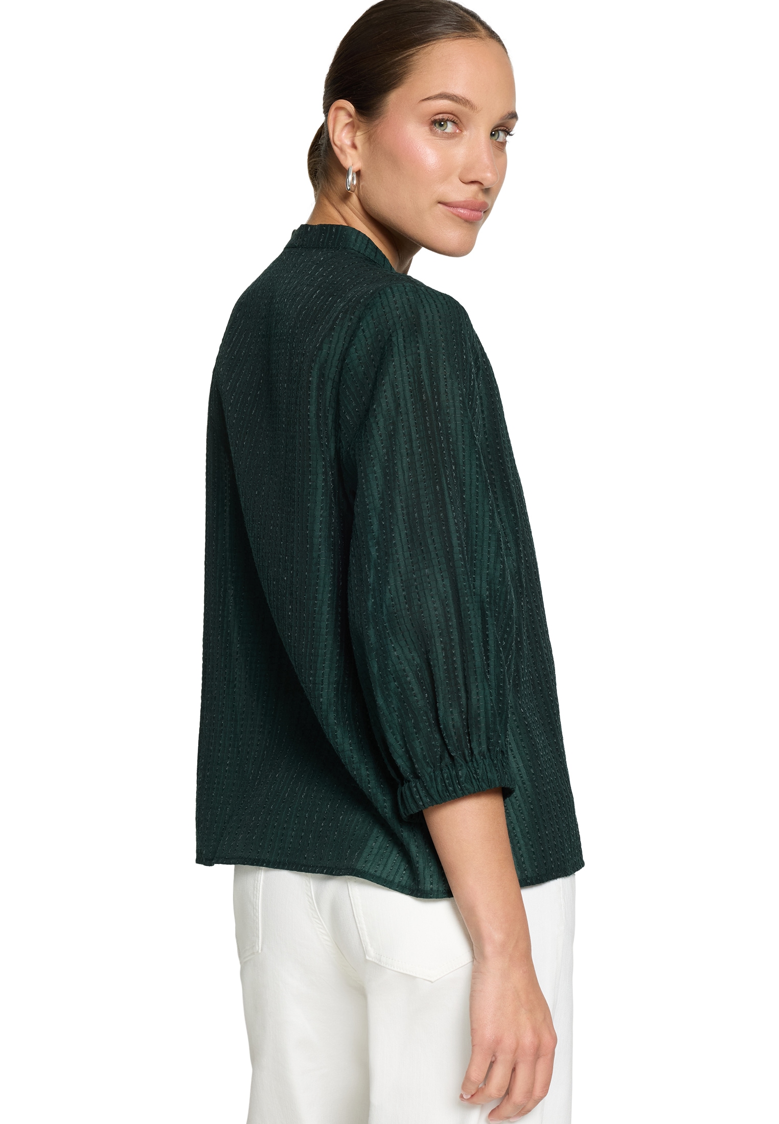 Zero Klassische Bluse »Tunika-Bluse mit Struktur«