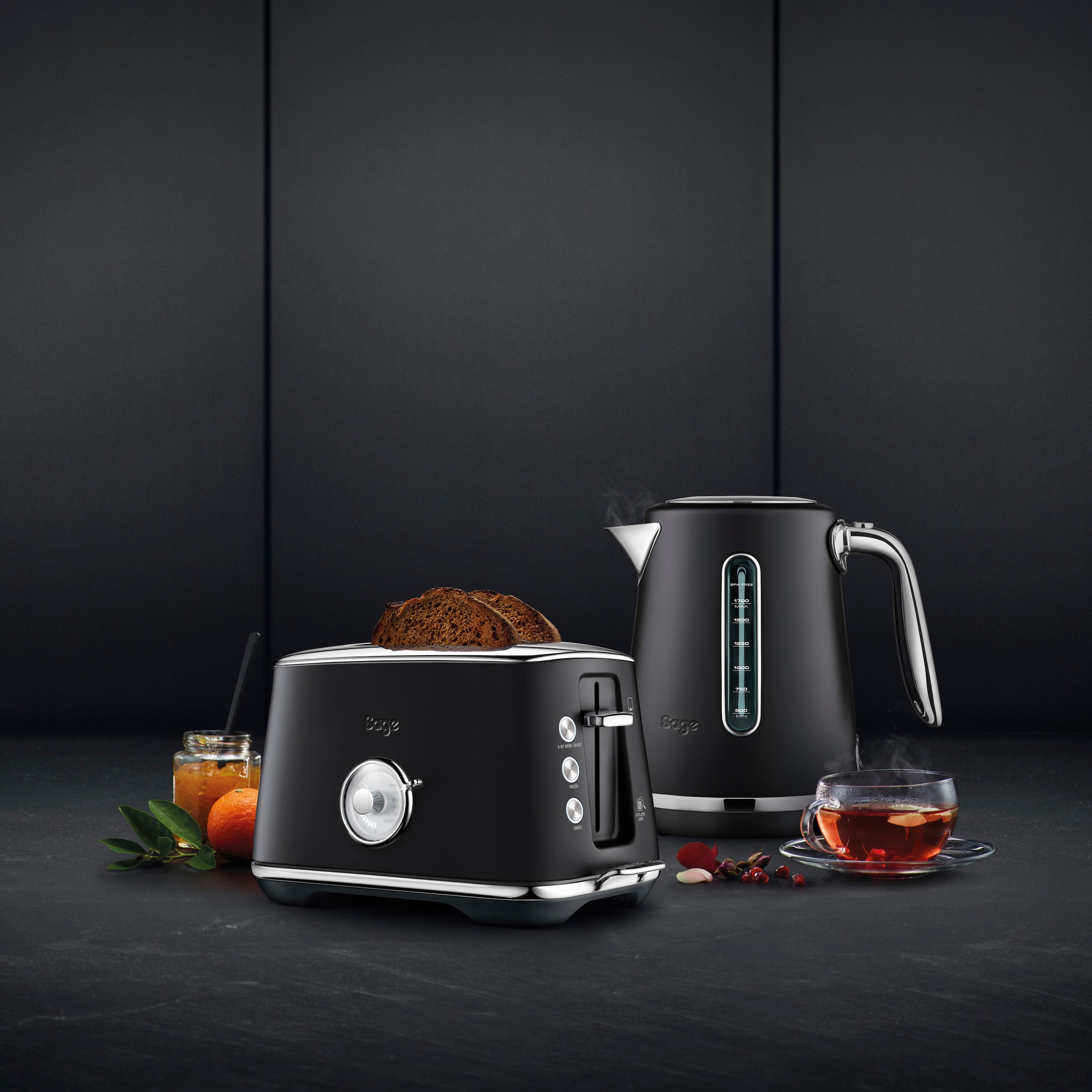 Sage Toaster »the Toast Select Luxe, STA735BTR, Black Truffle«, 2 lange Schlitze, 1000 W
