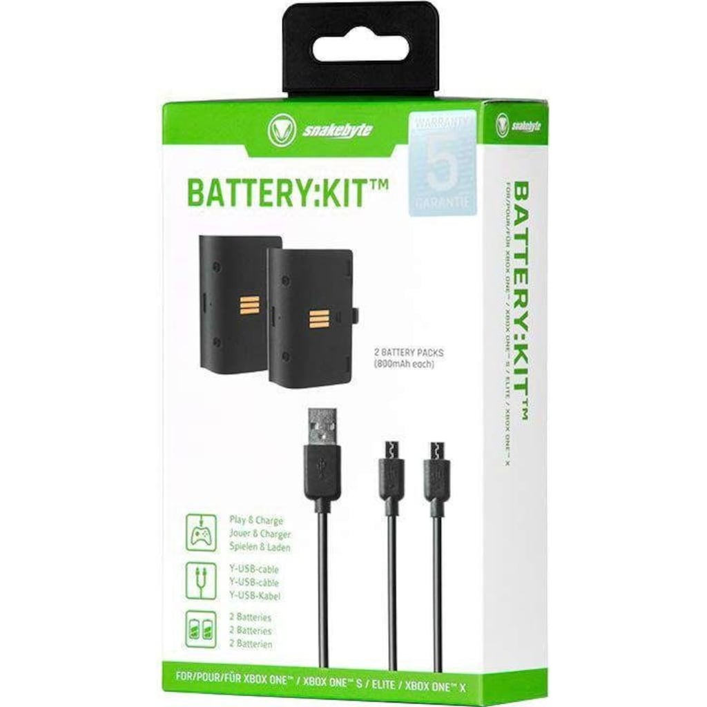 Snakebyte Batterie »Xbox One Battery:Kit (schwarz)«