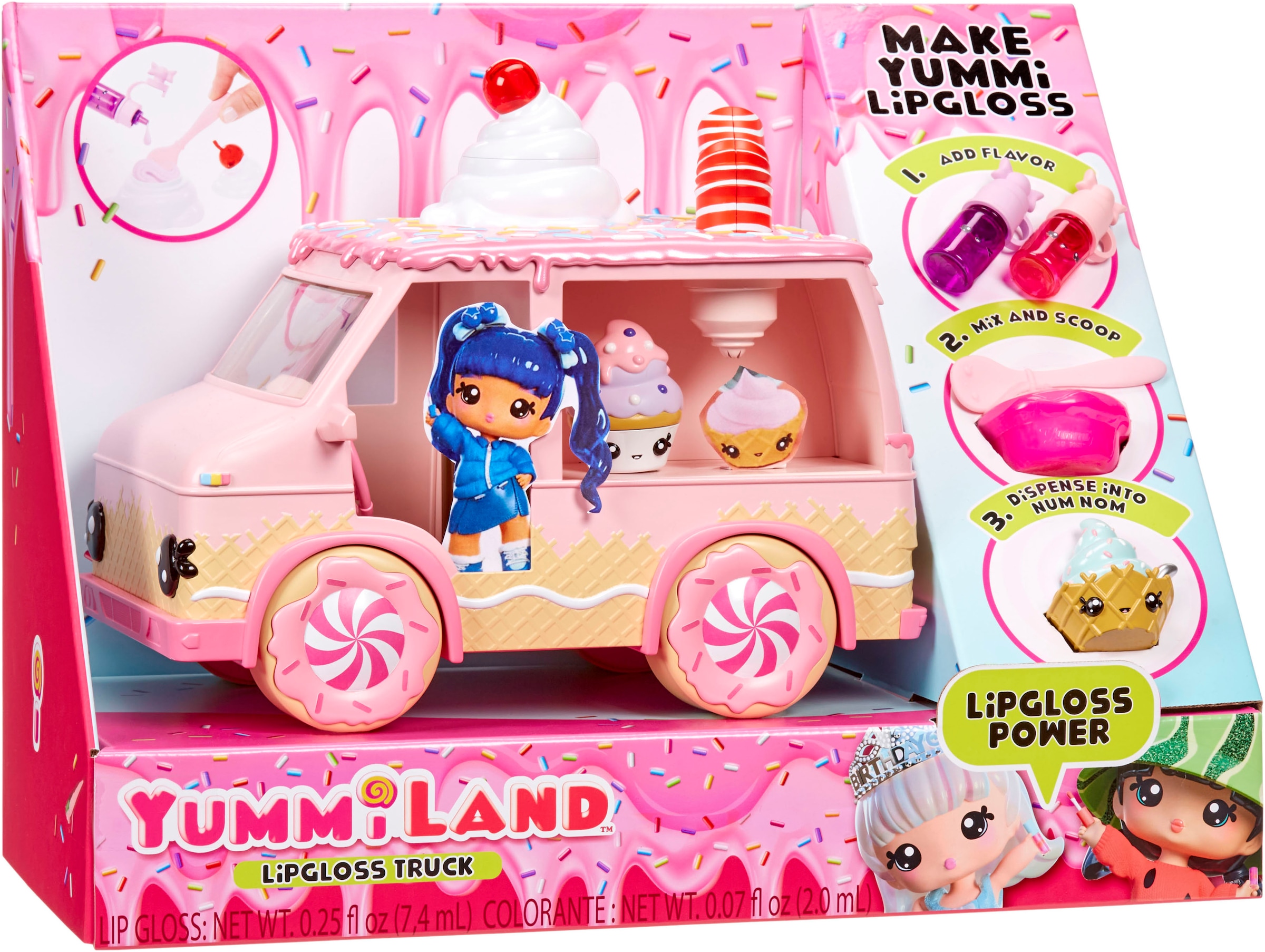 Spielzeug-Bus »Yummiland Lipgloss Truck«, inklusive Schlüsselanhänger