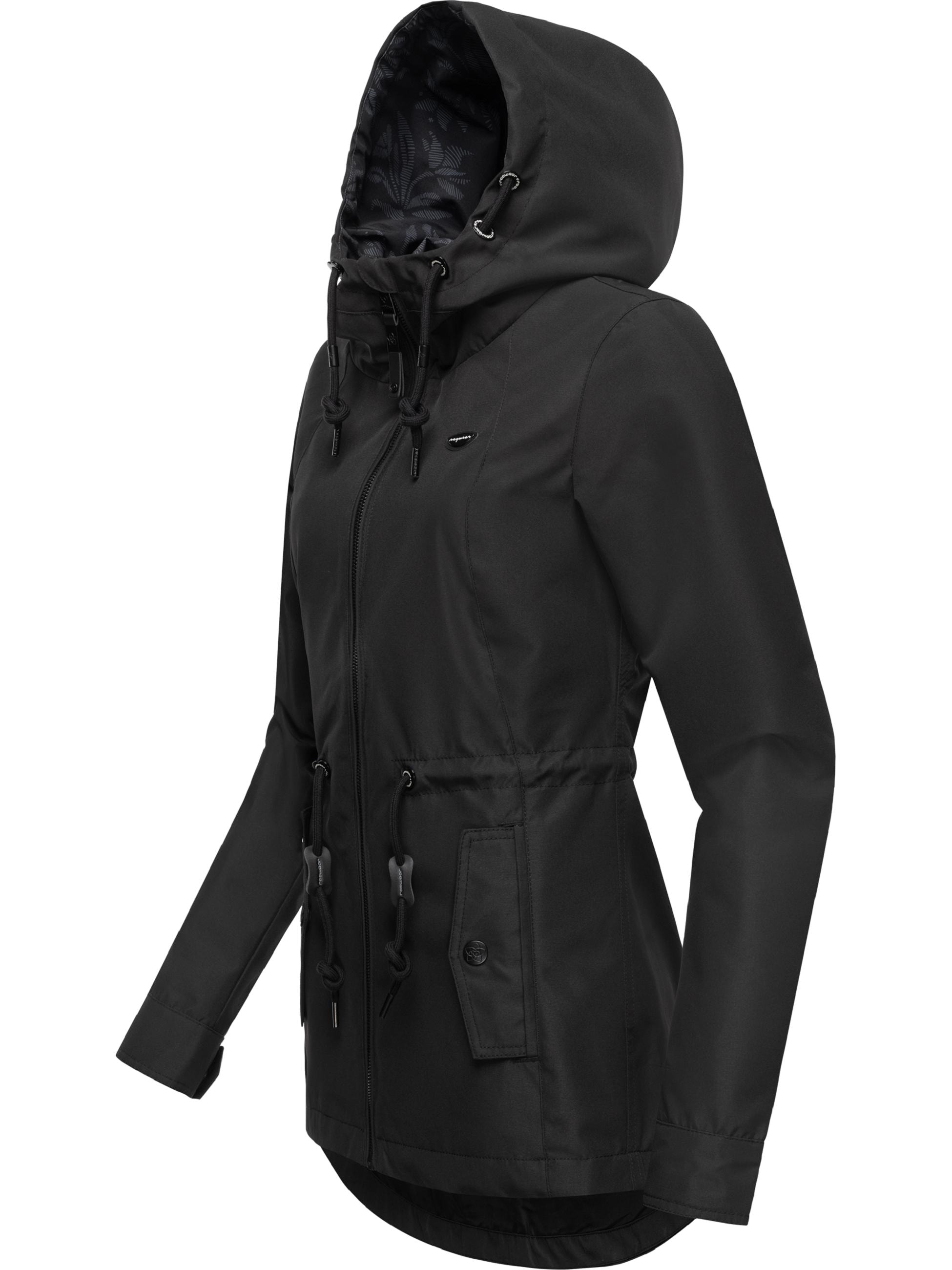 Ragwear Outdoorjacke »Übergangsjacke Monadis«, mit Kapuze, Leichte Damen Übergangsjacke mit wasserdichtem Obermaterial