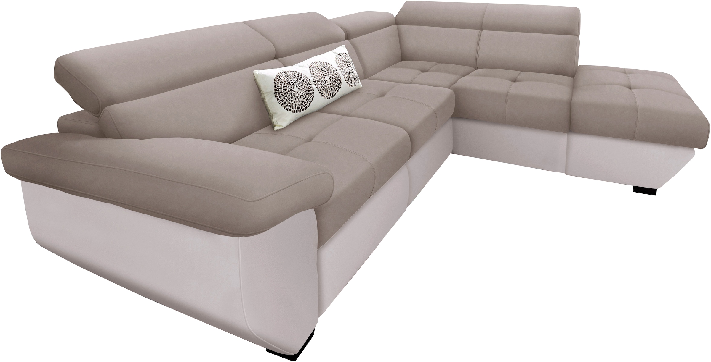 COTTA Ecksofa »Speedway L-Form«, mit Kopfteilverstellung, wahlweise mit Bettfunktion & Bettkasten