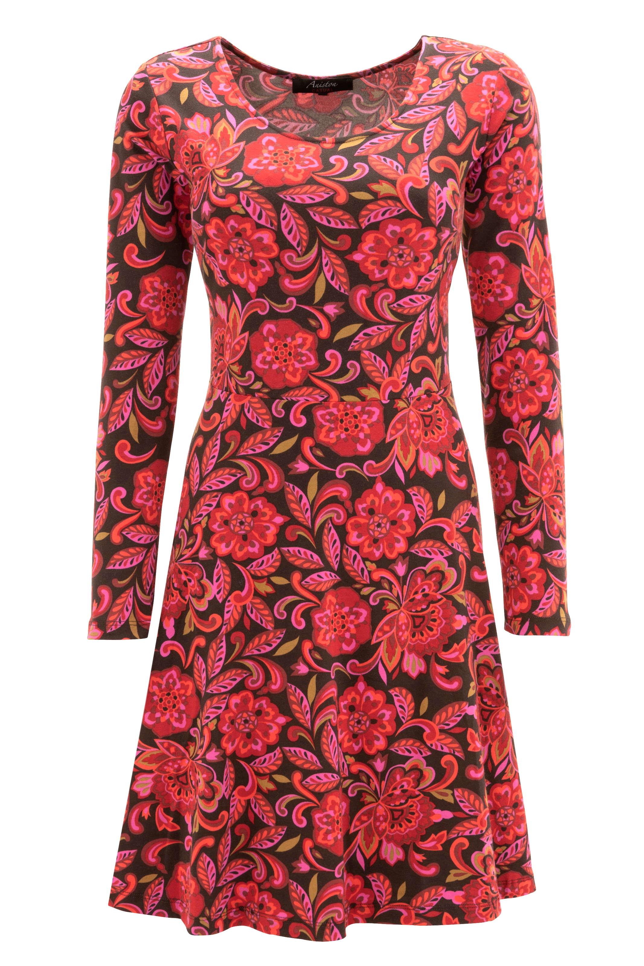 Aniston CASUAL Jerseykleid, mit harmonischem Blumendruck bei ♕