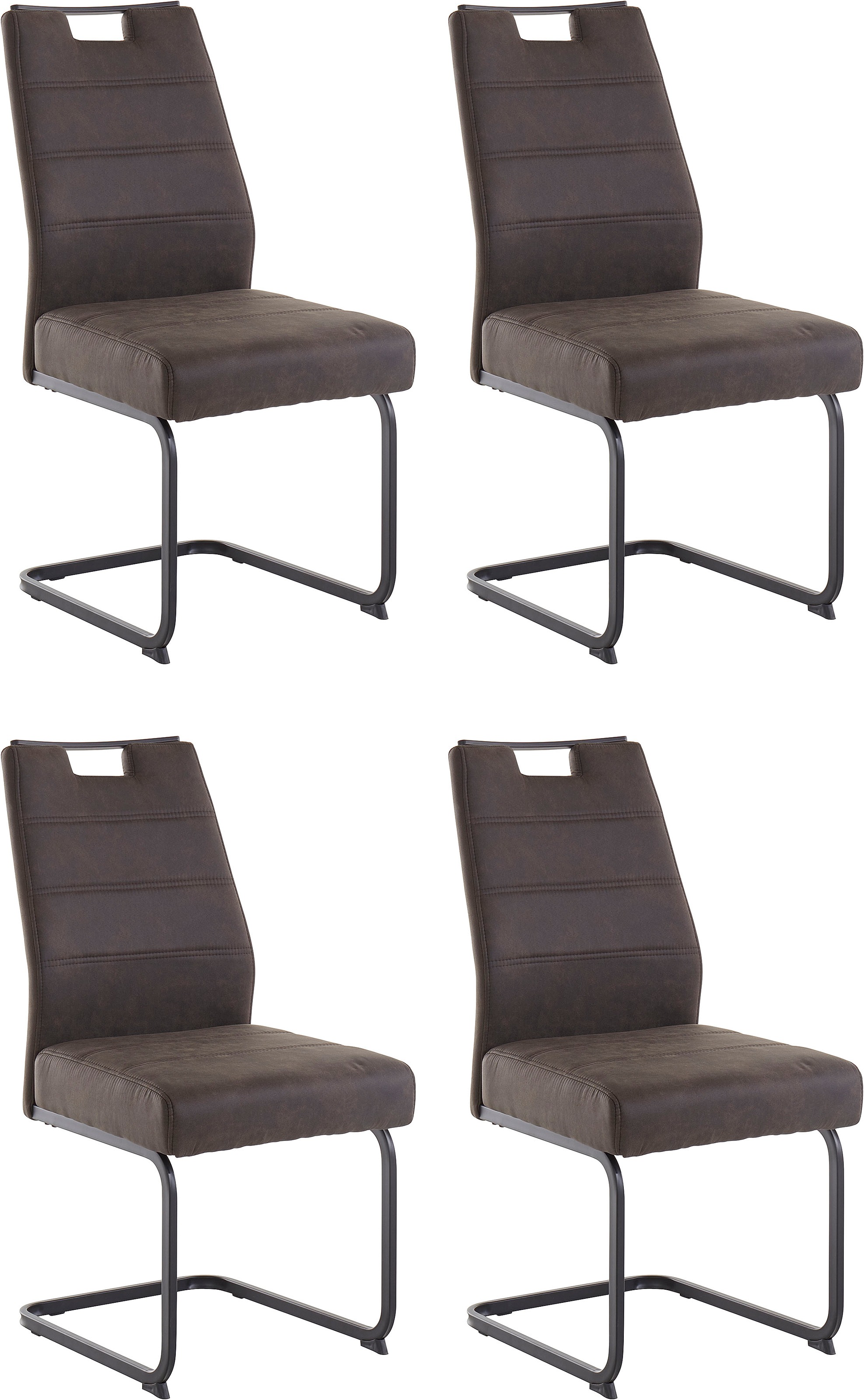 HELA Esszimmerstuhl "Lena" (Set) 4 Stk.1, 2 und 4 Stück, mit Federkern Polsterung, Schwingstuhl