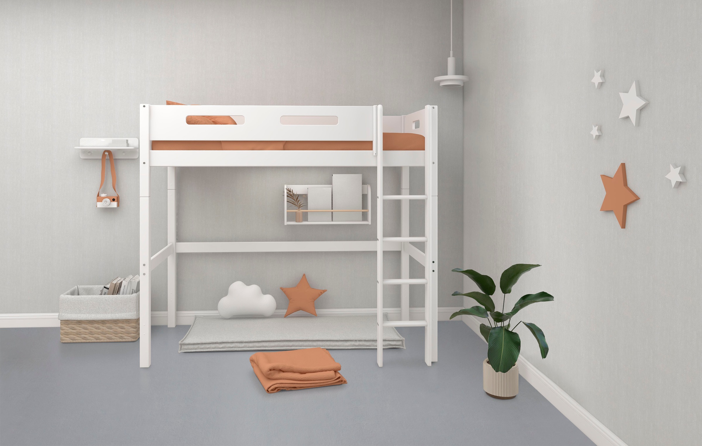 Thuka Hochbett »Thuka Nordic«, produziert by Flexa,Umbaubar in Einzelbett, incl Rollrost kaufen