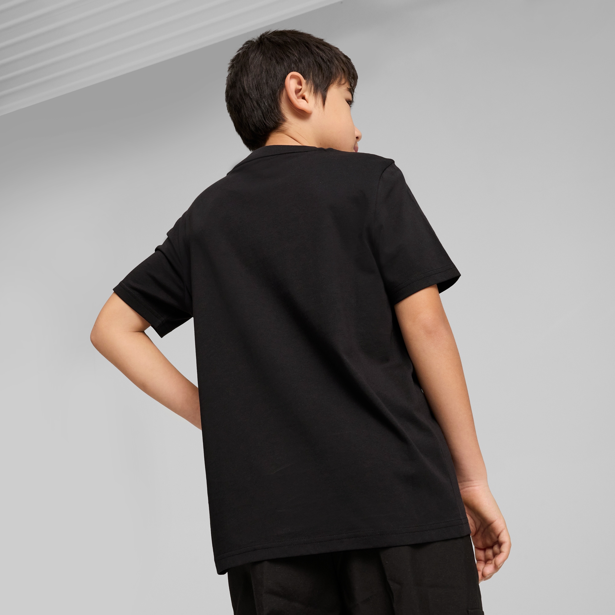 PUMA T-Shirt »ESS NO 1 LOGO TEE B« mit Rundhalsausschnitt, kurzärmlig, ohne Kapuze