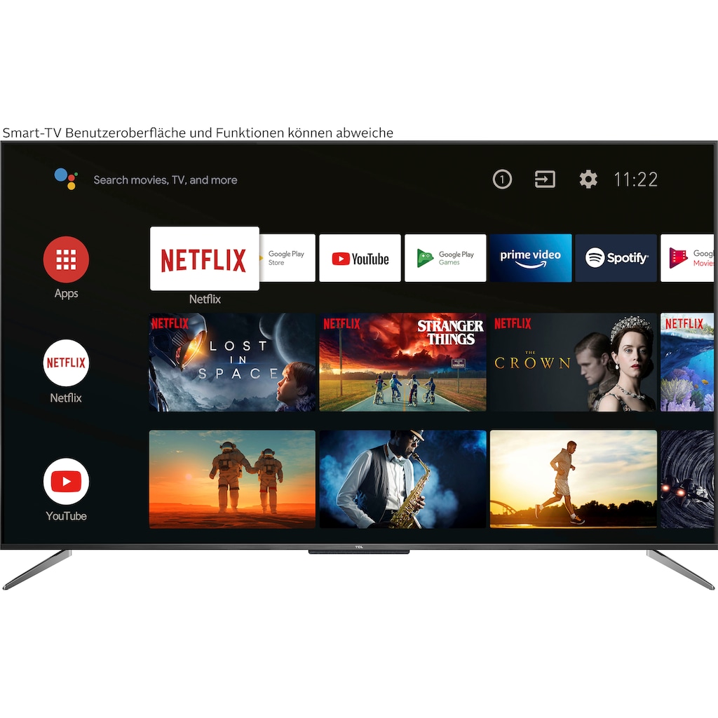 TCL QLED-Fernseher »50C715X1«, 127 cm/50 Zoll, 4K Ultra HD, Smart-TV