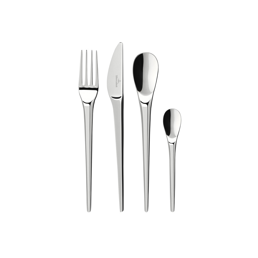 Villeroy & Boch - Tafelbesteck 24tlg. NewMoon, One Size, Silber