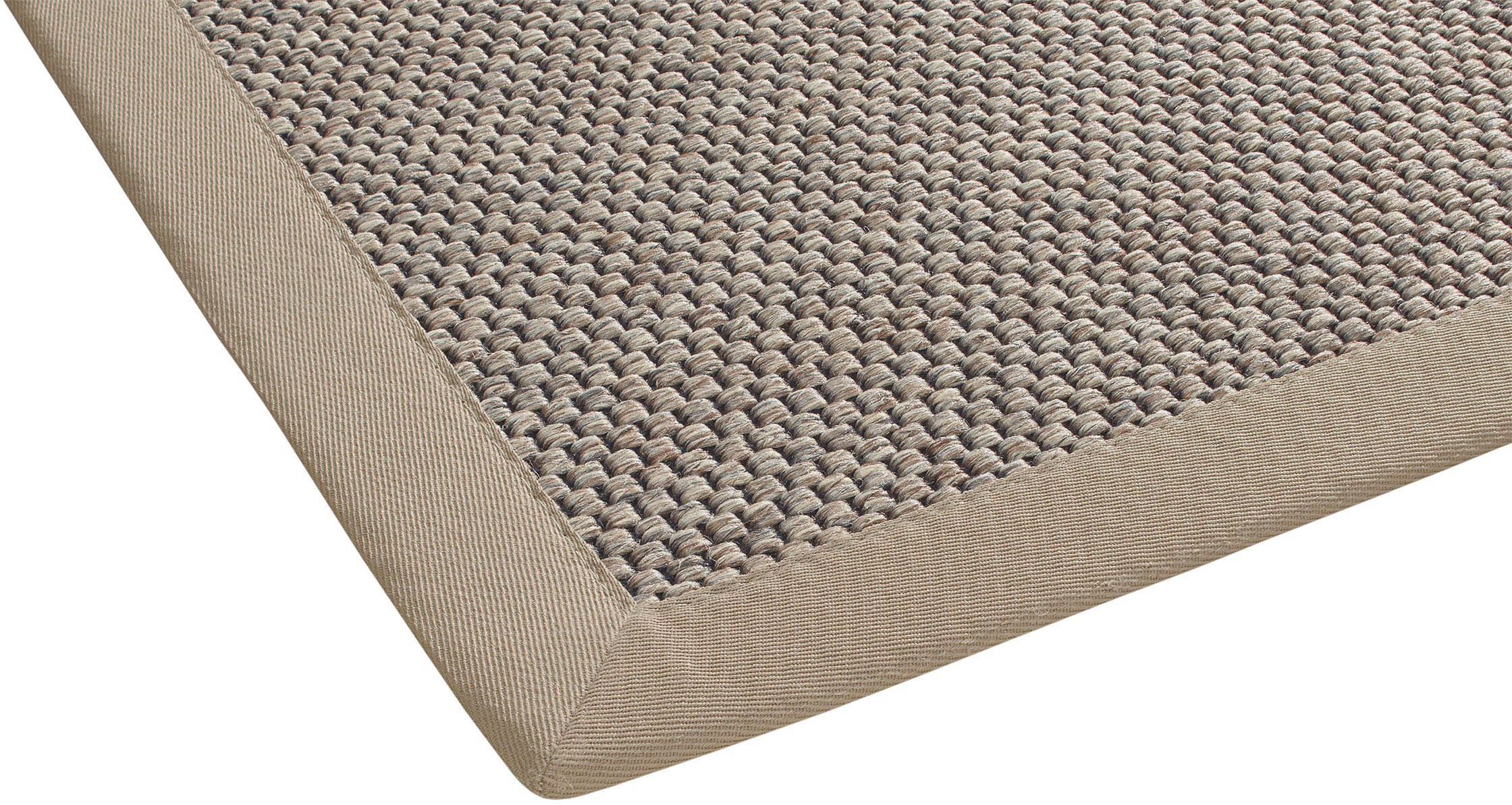 Dekowe Teppich »Naturana Panama Spezial«, rechteckig, 8 mm Höhe, Flachgewebe, meliert, Sisal-Optik, mit Bordüre, Wohnzimmer