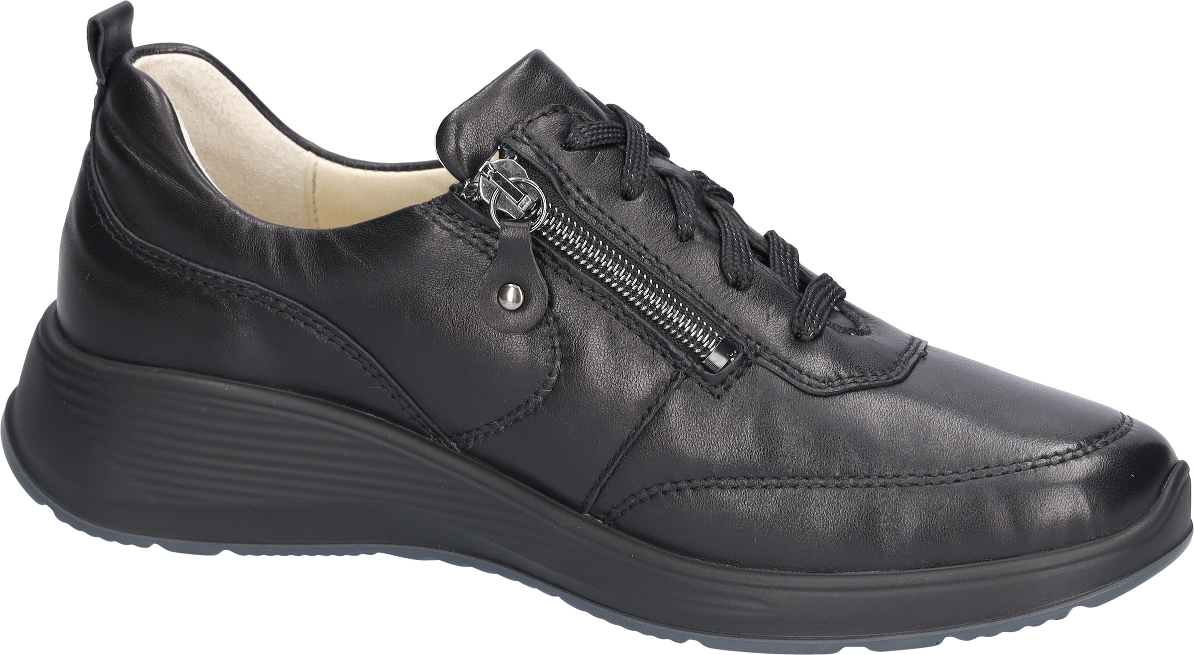 Waldläufer Schnürschuh »Kalea«  Komforschuh, Halbschuh mit seitlichen Reißverschlüssen, K-Weite